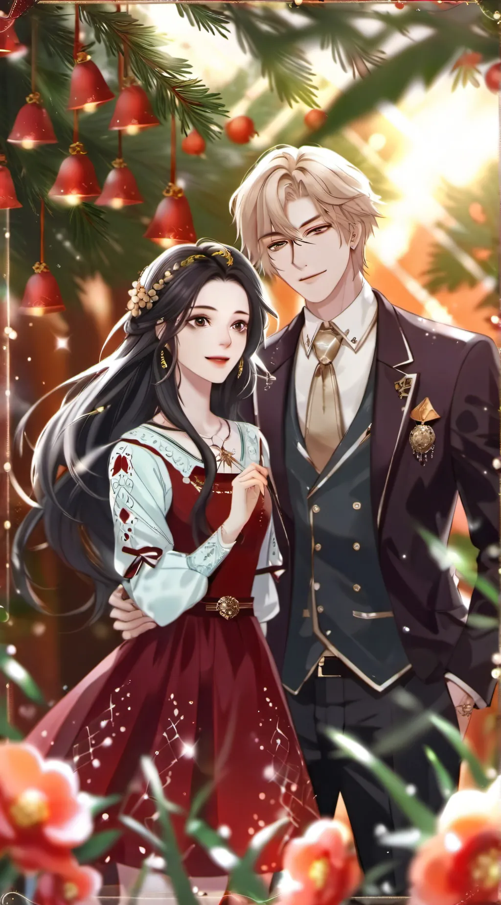 ai character: love background
