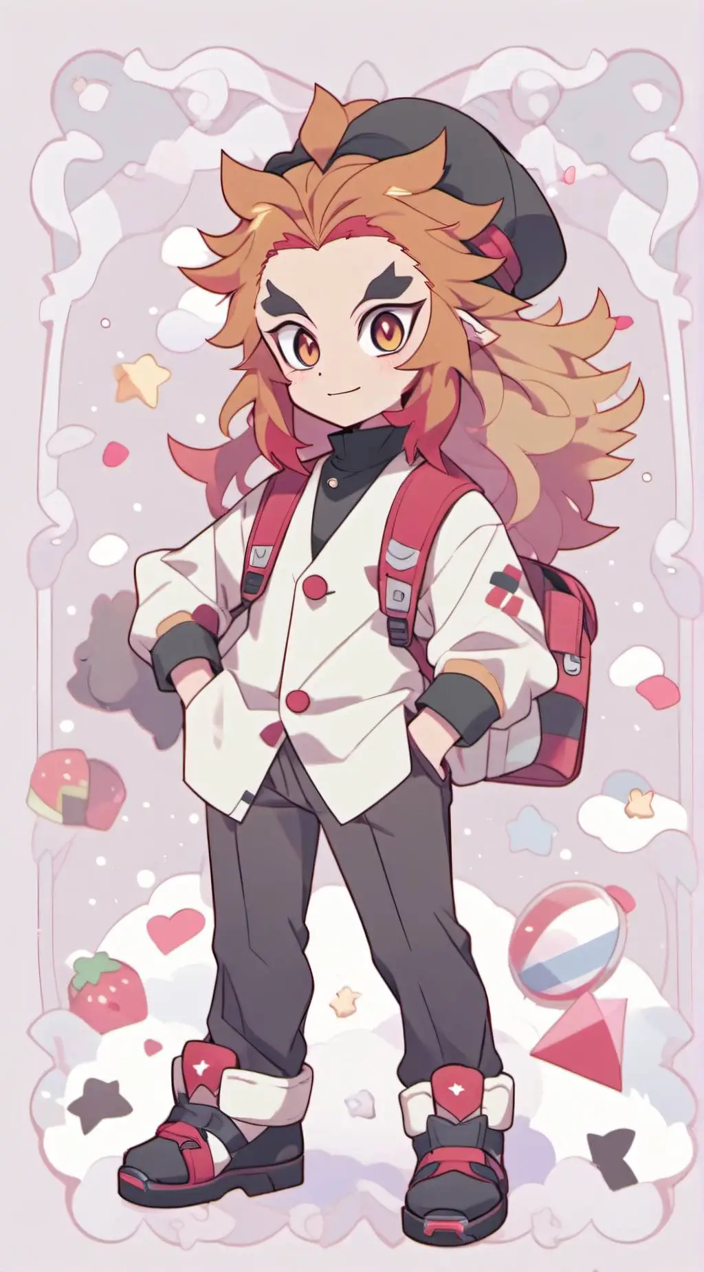 ai character: rengoku background