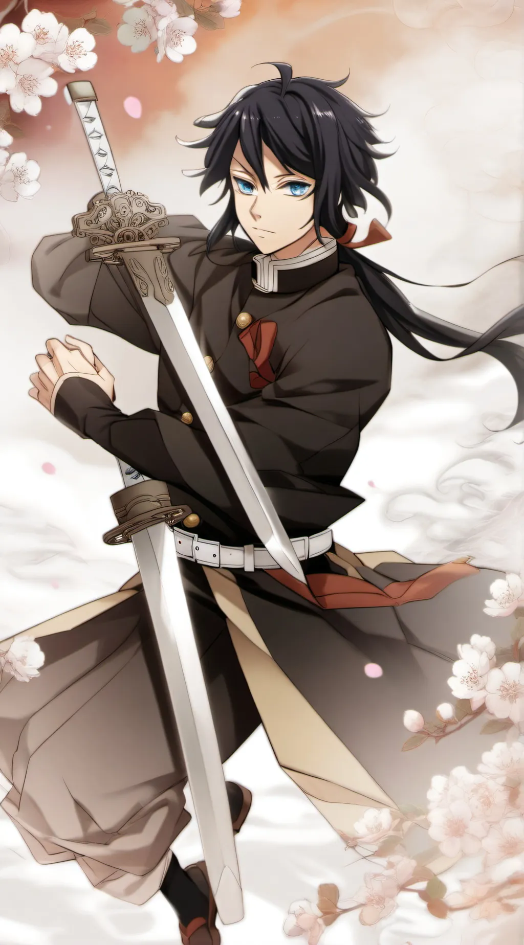 ai character: giyu tomioka  background