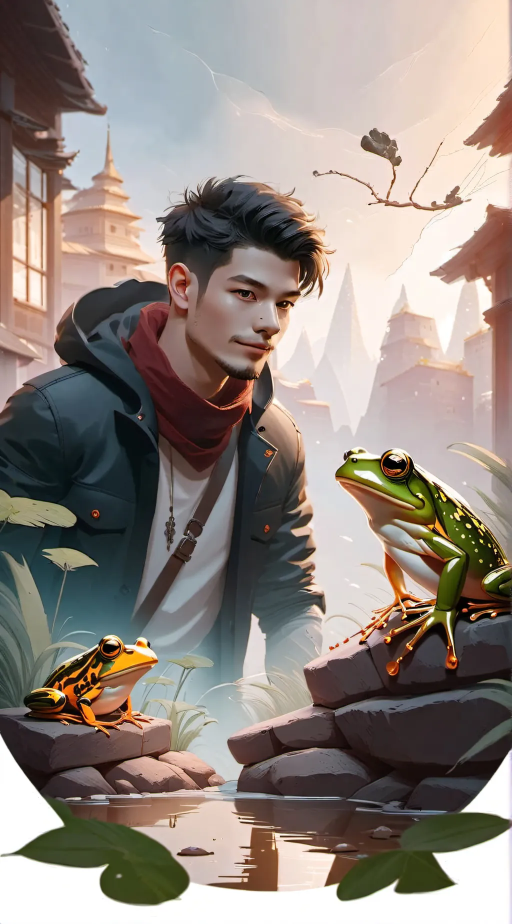 ai character: Fred background