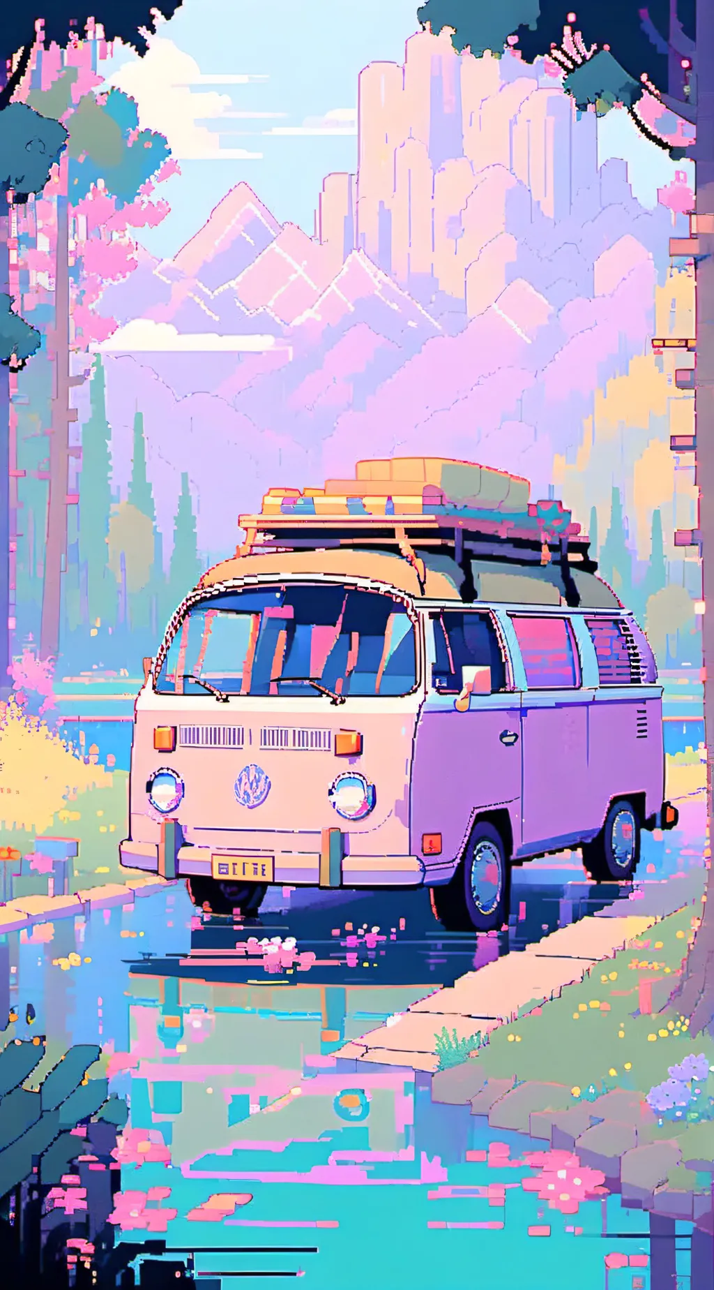 ai character: Hogwarts Road Trip background