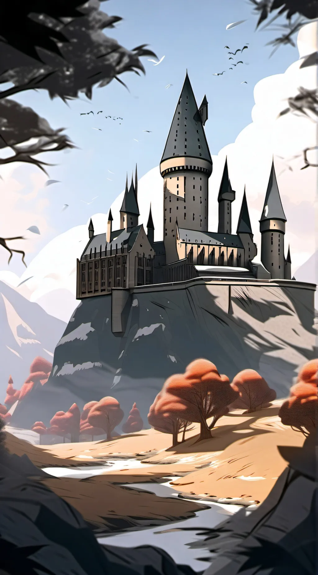 ai character: Hogwarts background