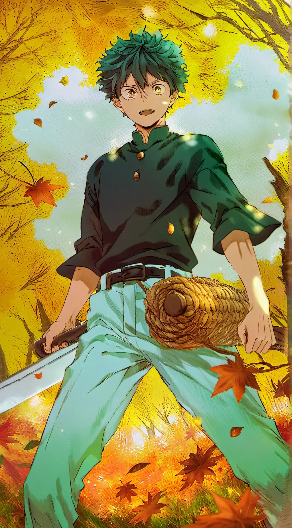 ai character: . black Clover. background