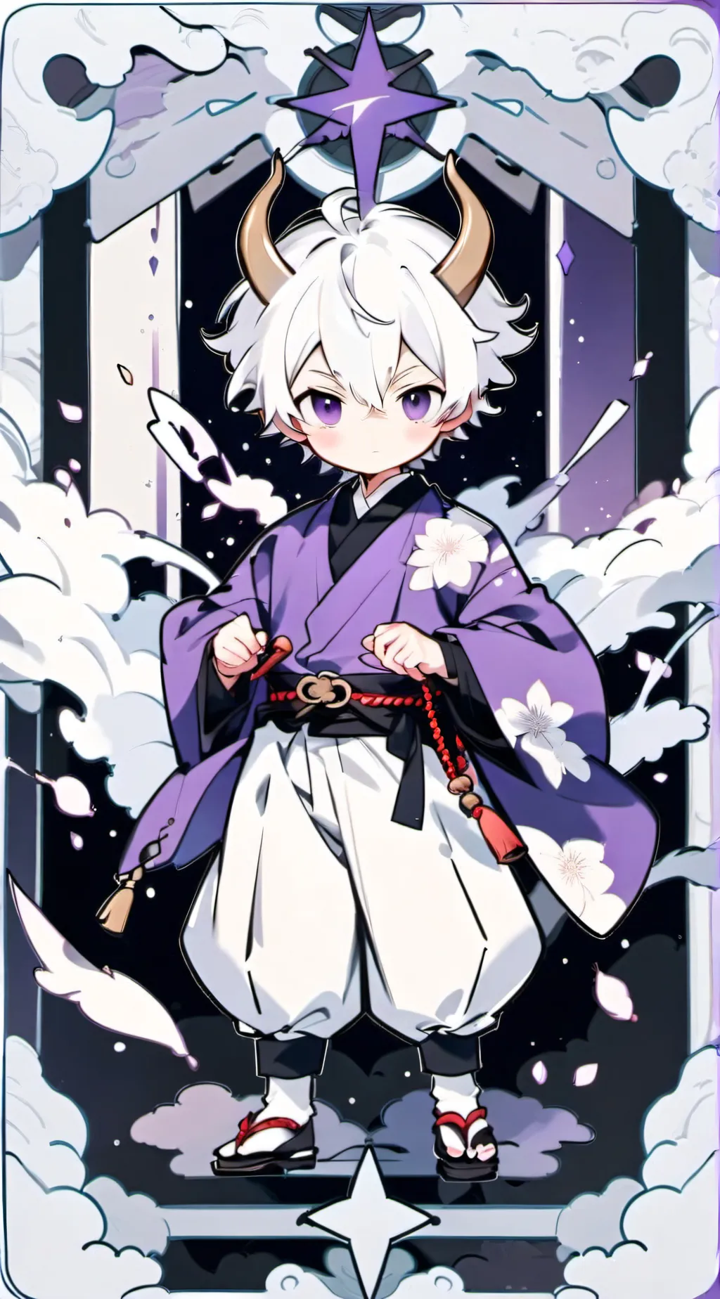 ai character: Konton kami  background