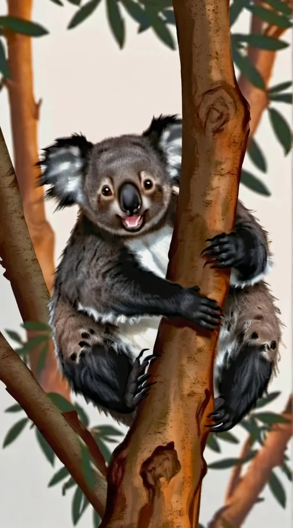ai character: Drop bear  background