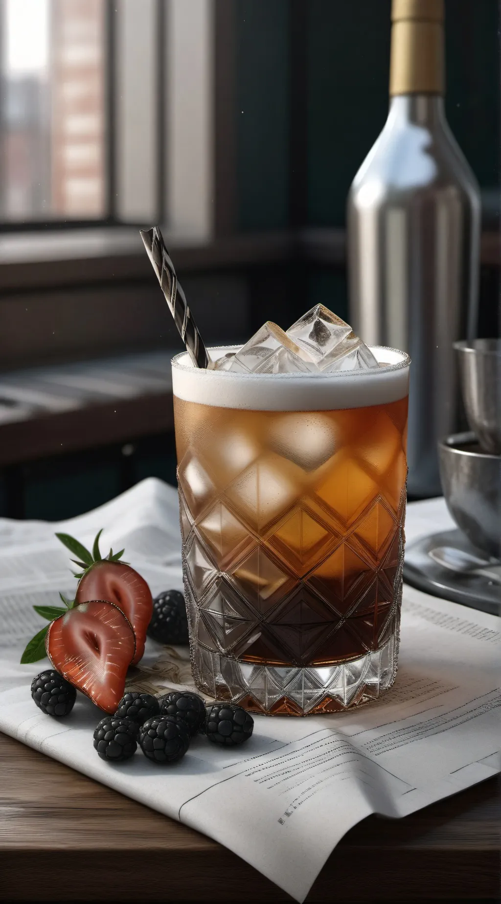 ai character: copy drink background