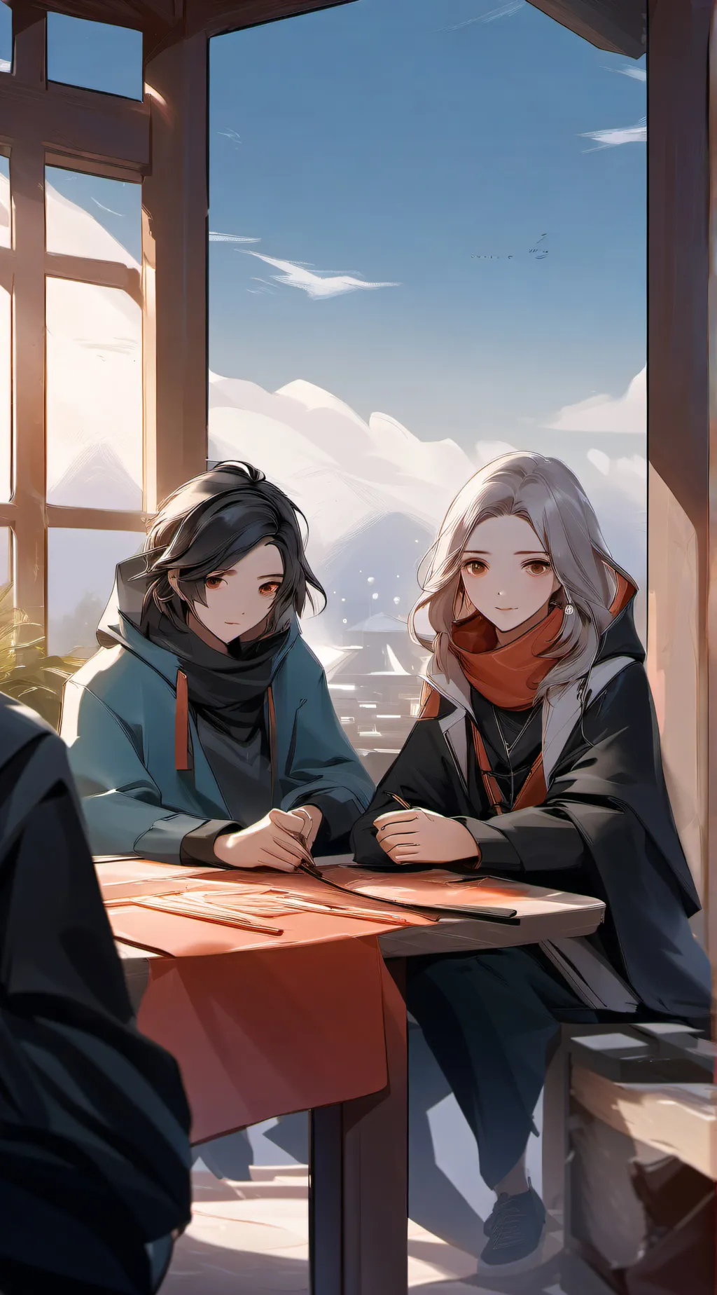 ai character: alles  background