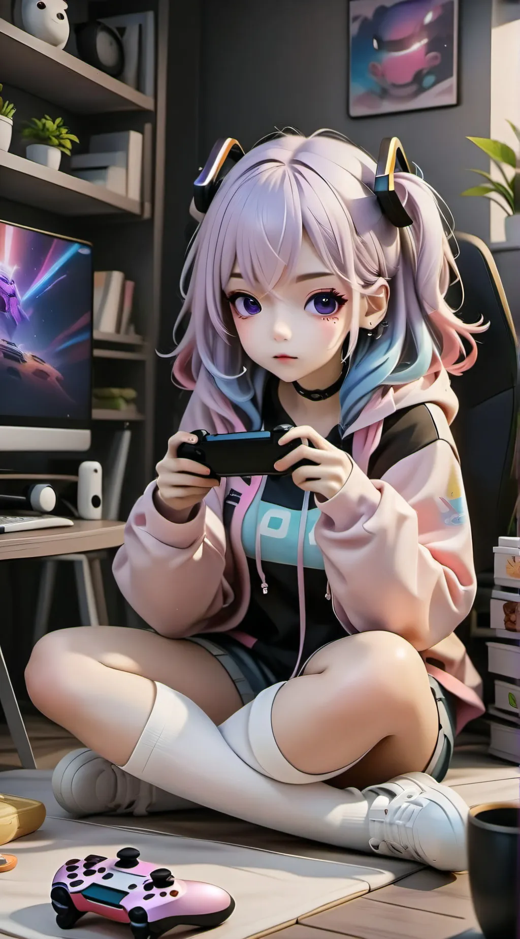 ai character: Pixie background
