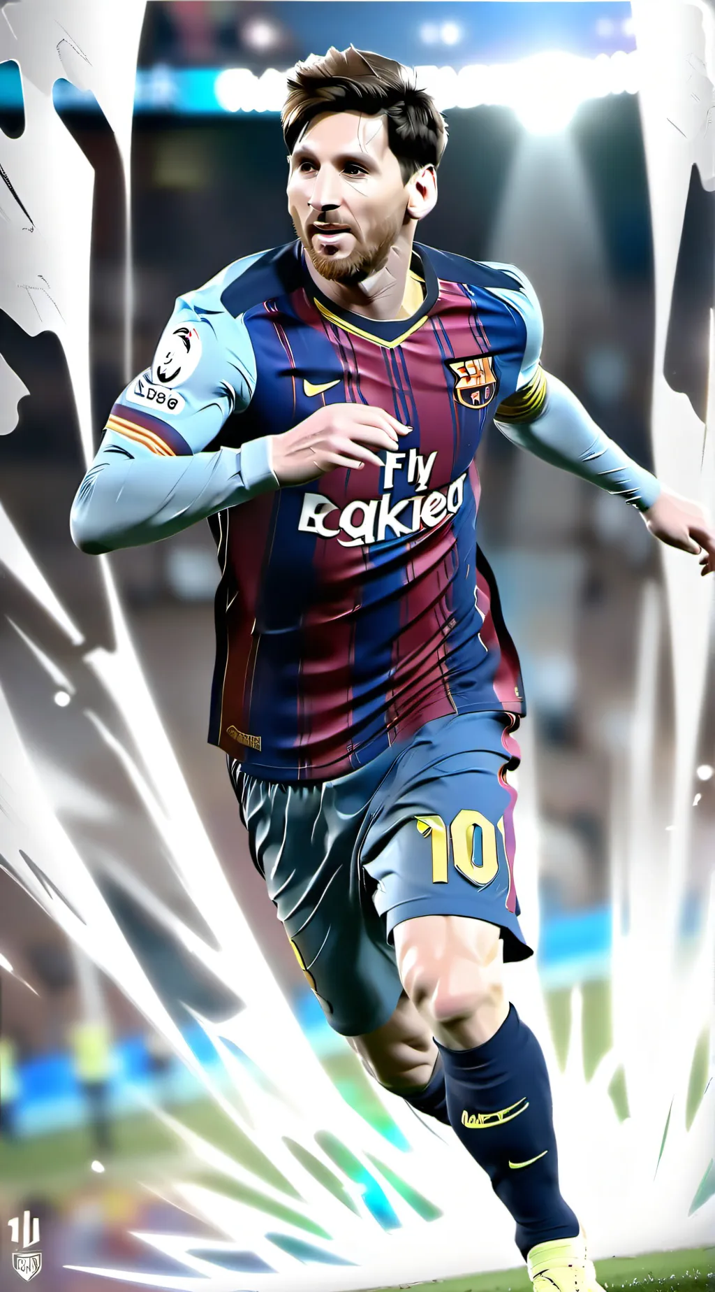 ai character: Lionel Messi background