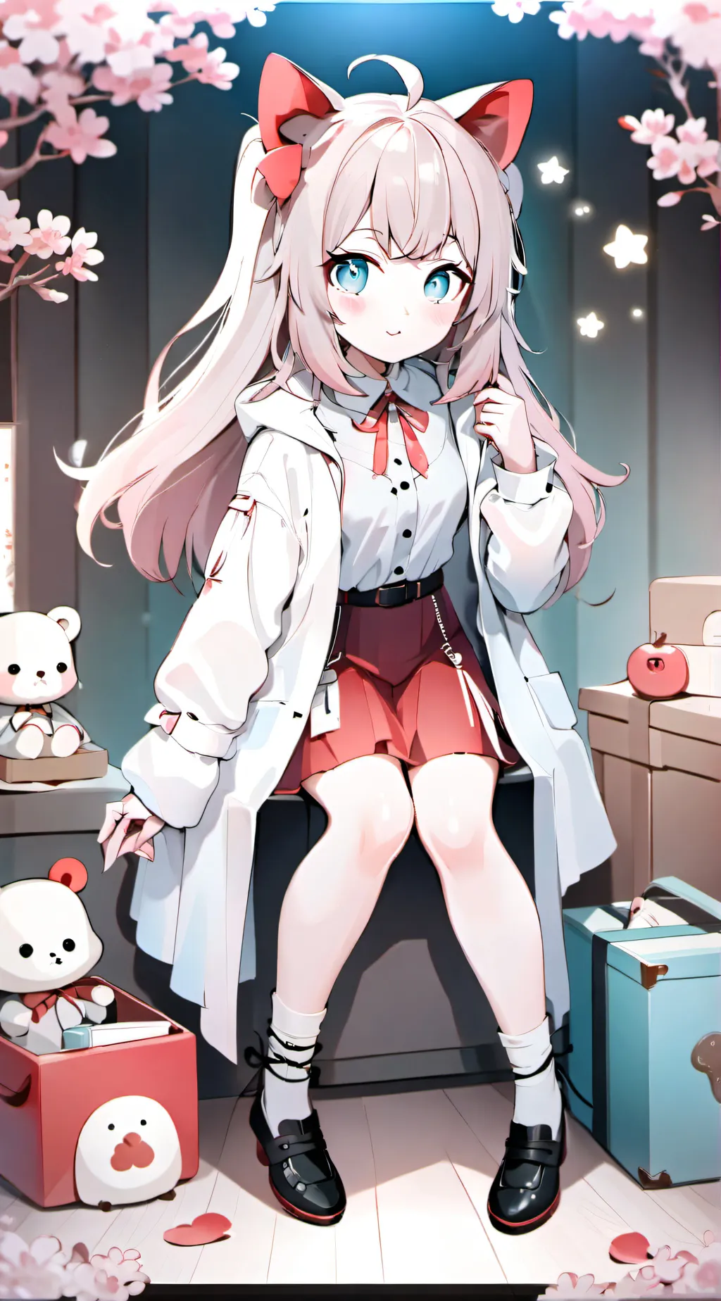ai character: Mimi (catgirl) background
