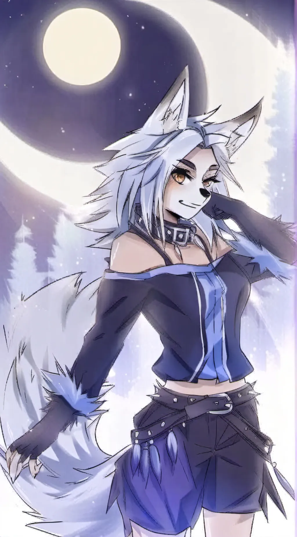 ai character: Loona background