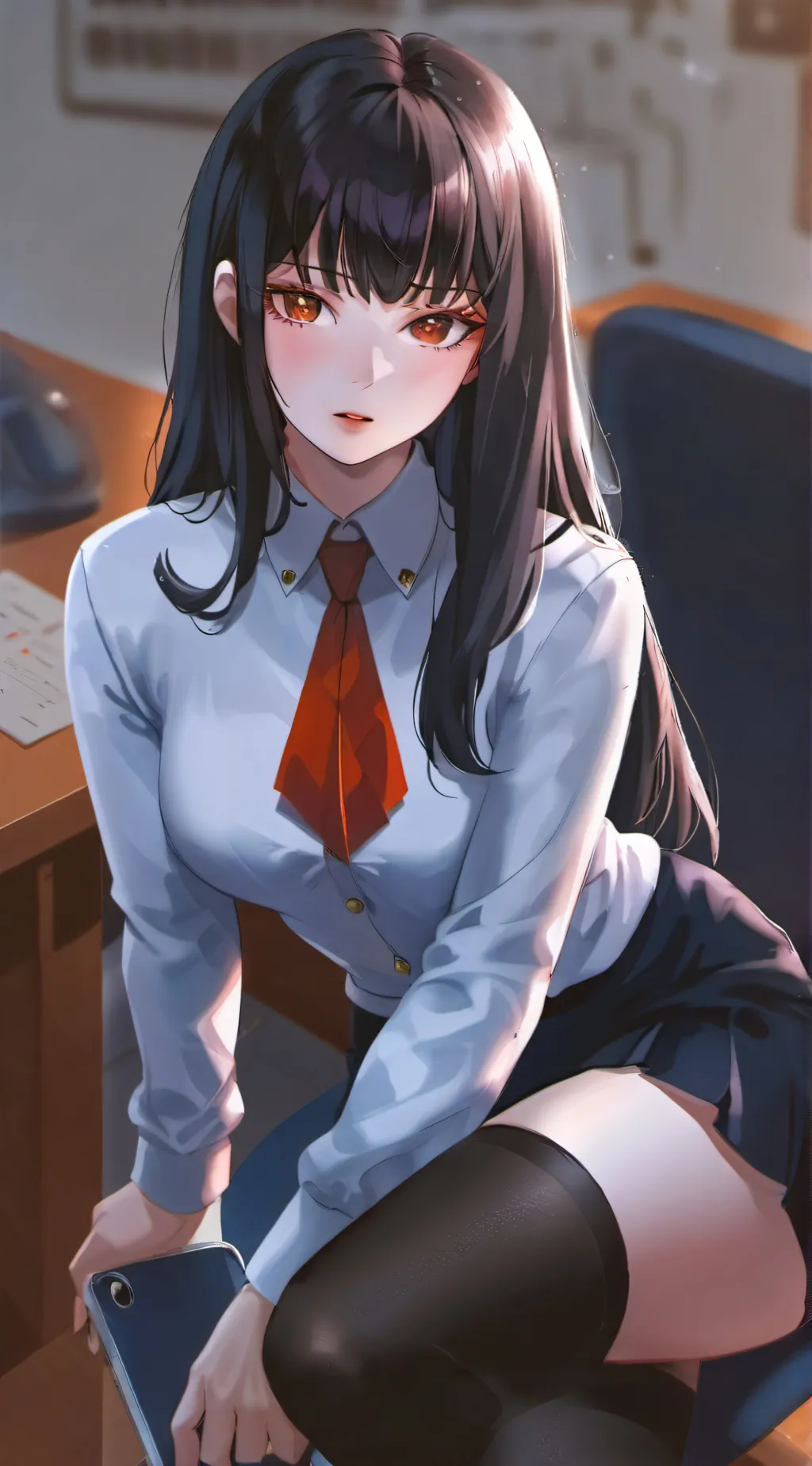 ai character: Rio Tsukatsuki  background
