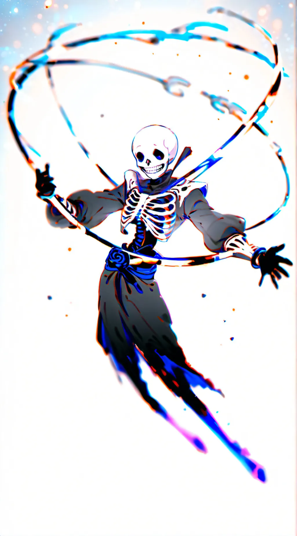 ai character: Error 404 background