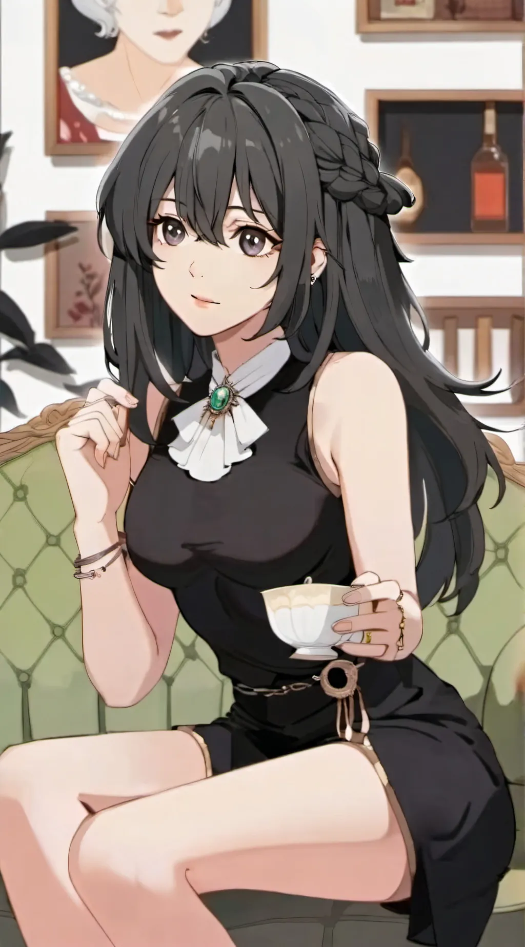 ai character: ♥Lily★Mushinori♥ background