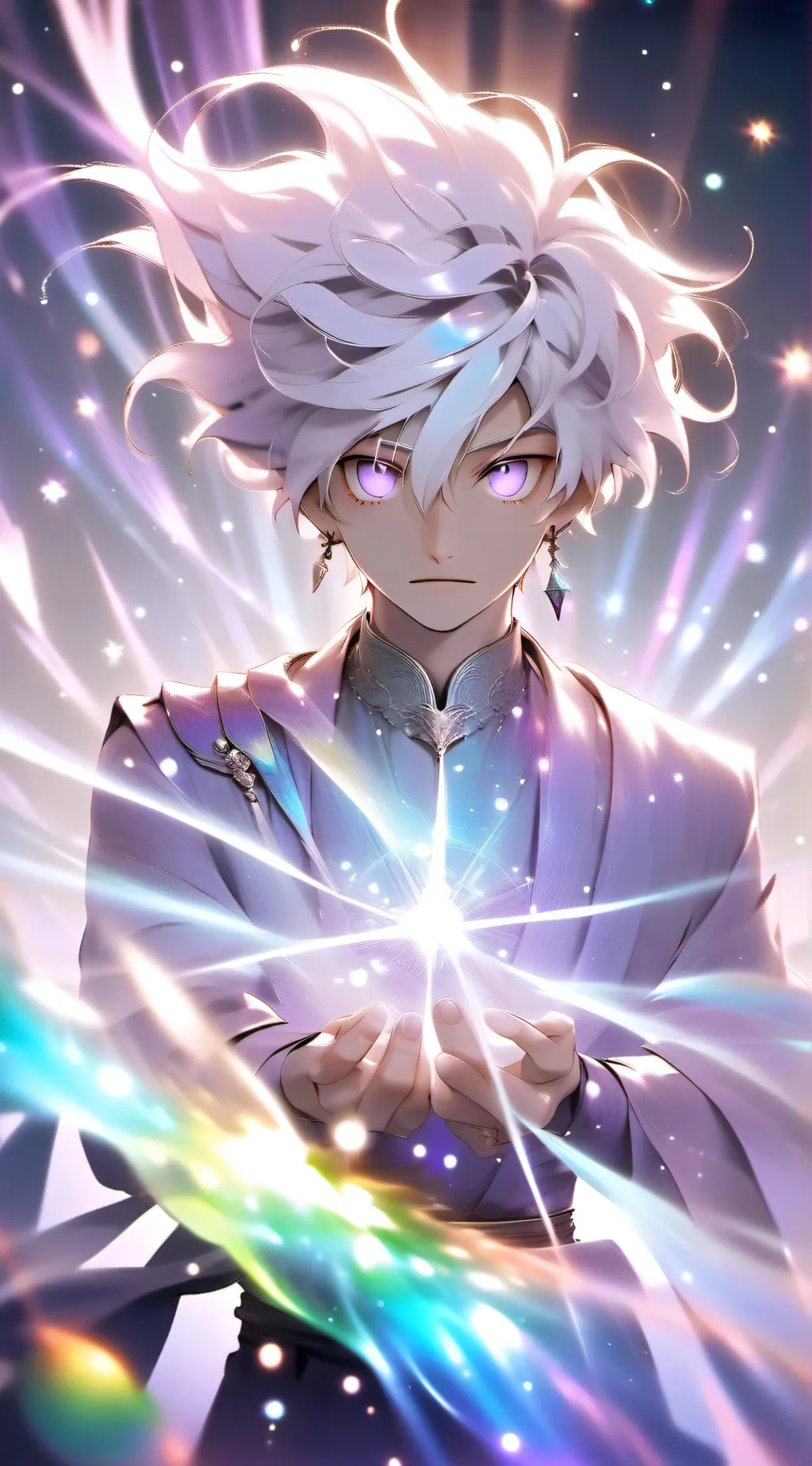 ai character: denki kaminari background