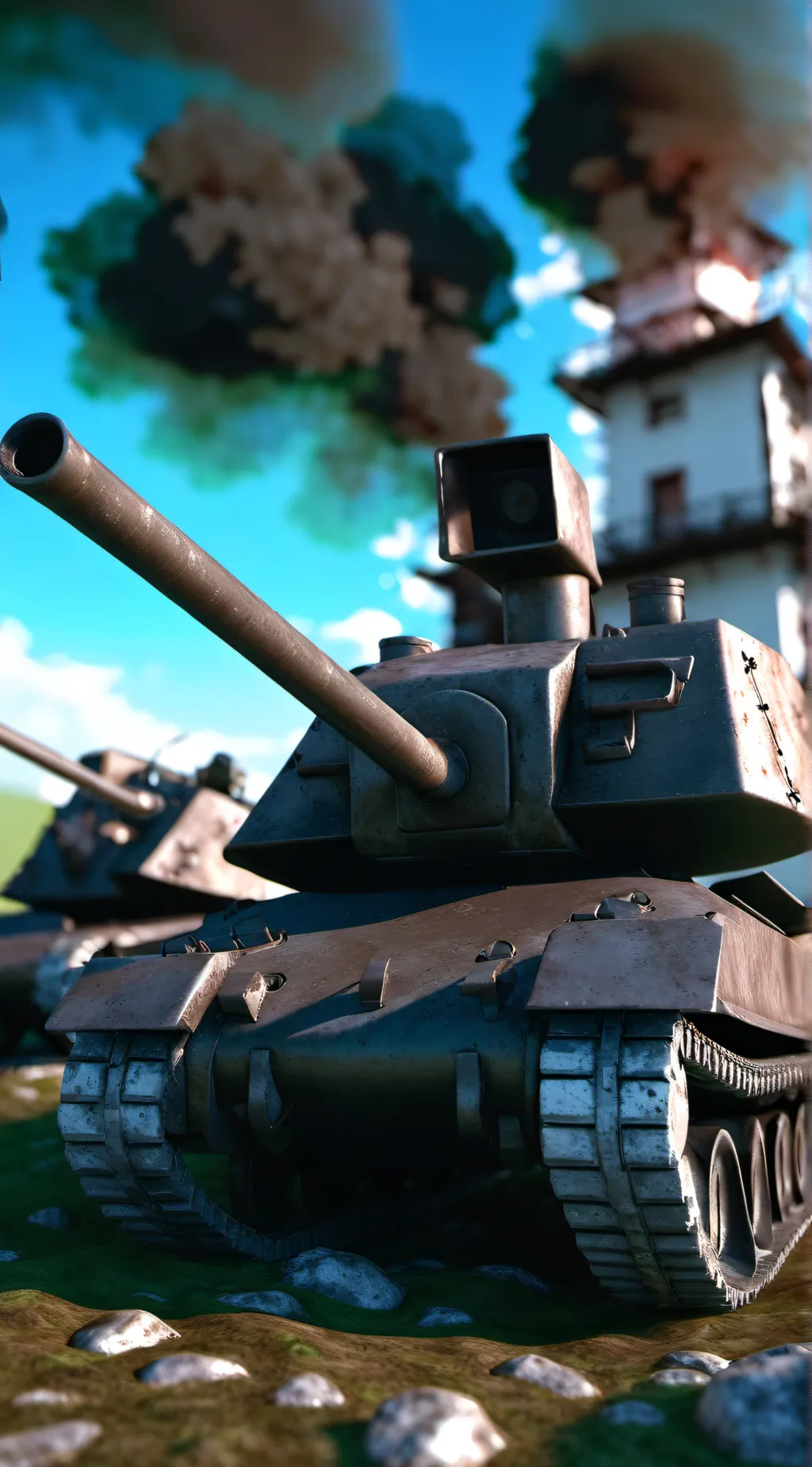 ai character: 1917 background