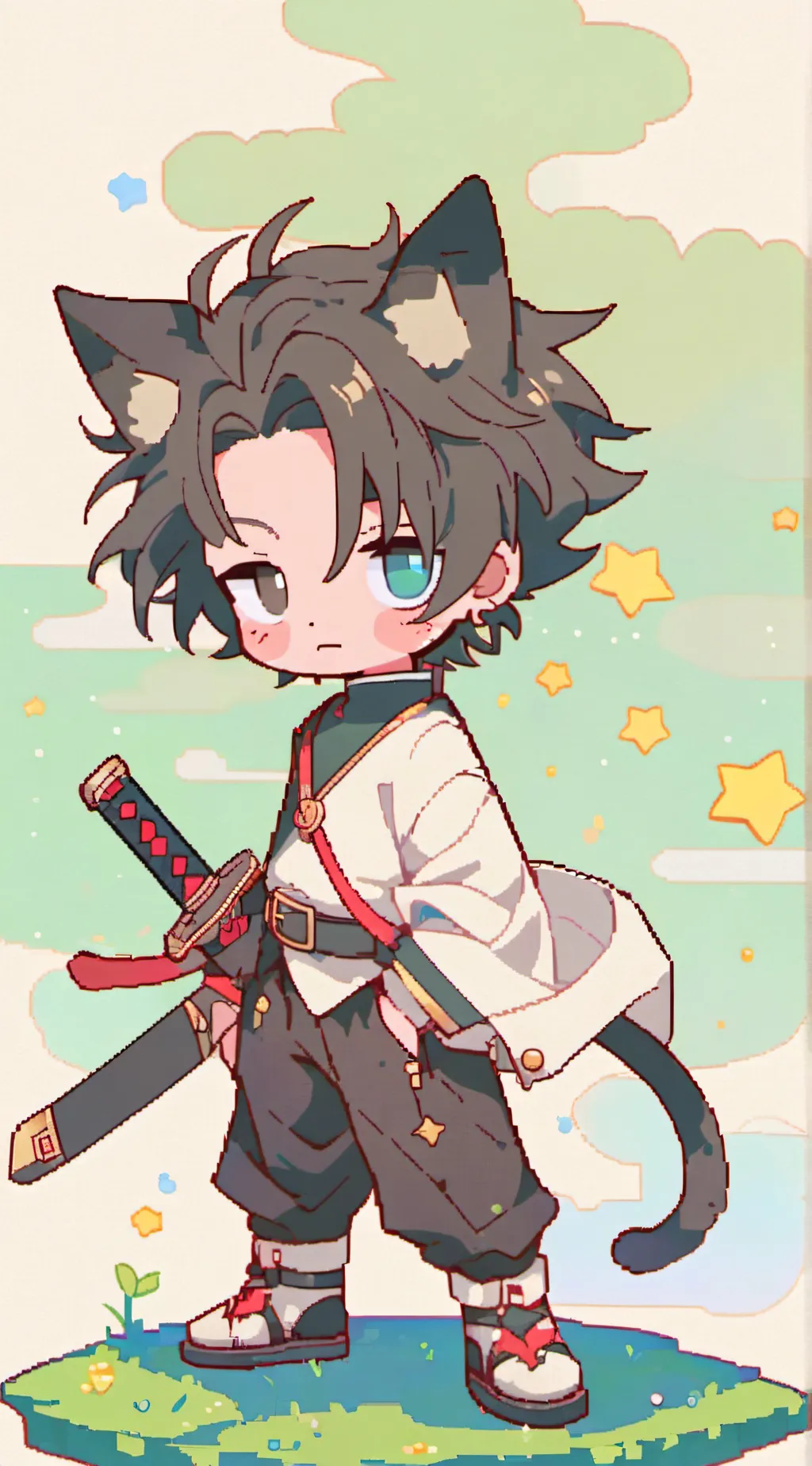 ai character: Kai background