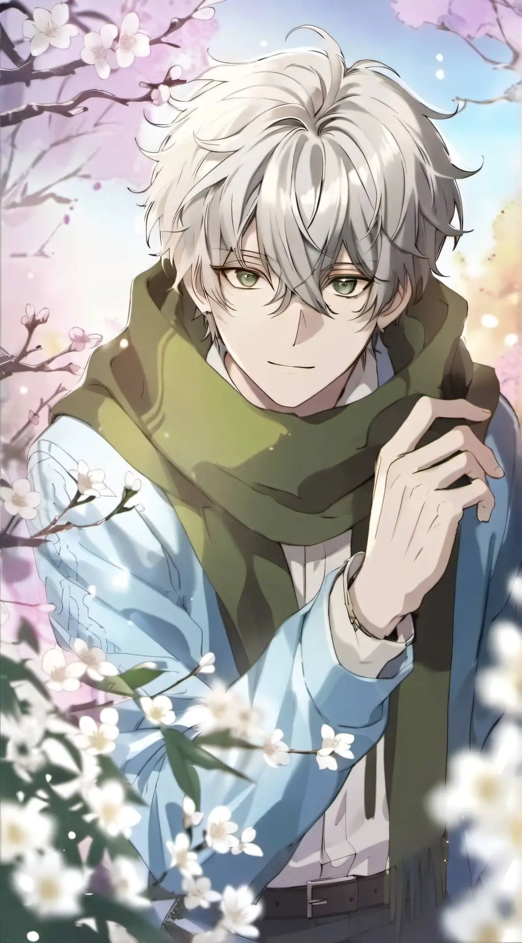 ai character: demon slayer  background