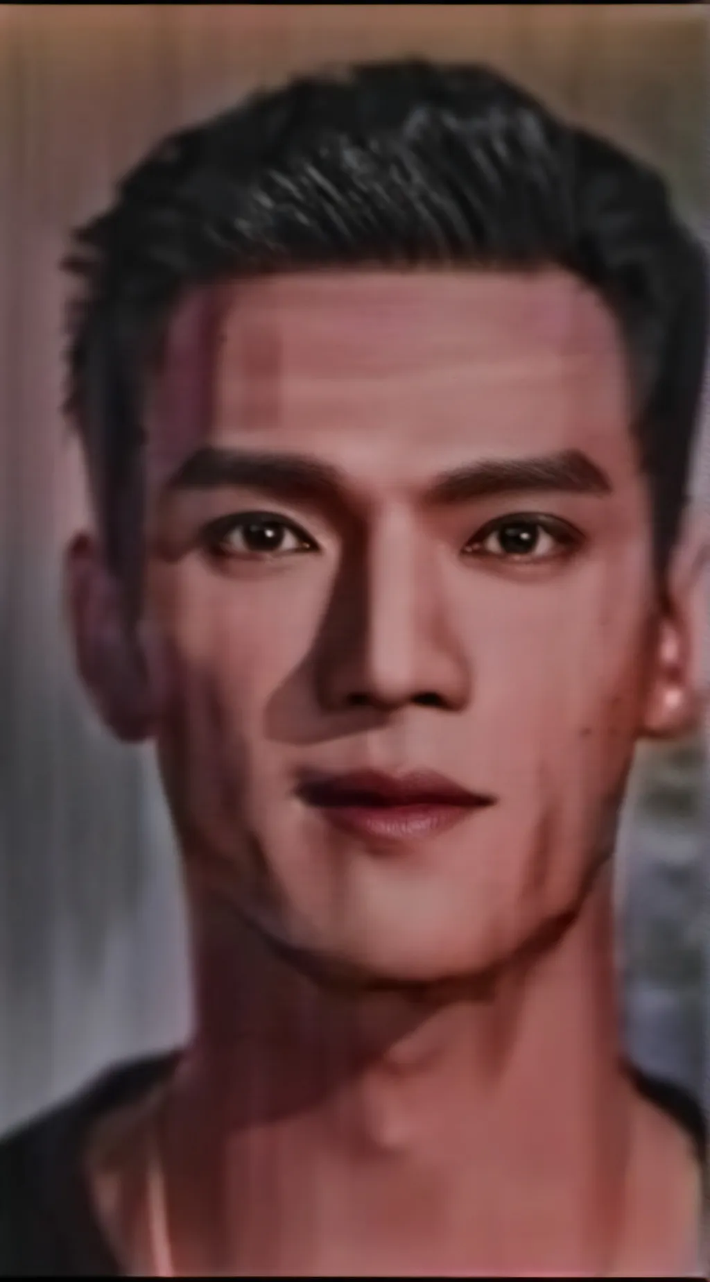 ai character: Alastor in heat background