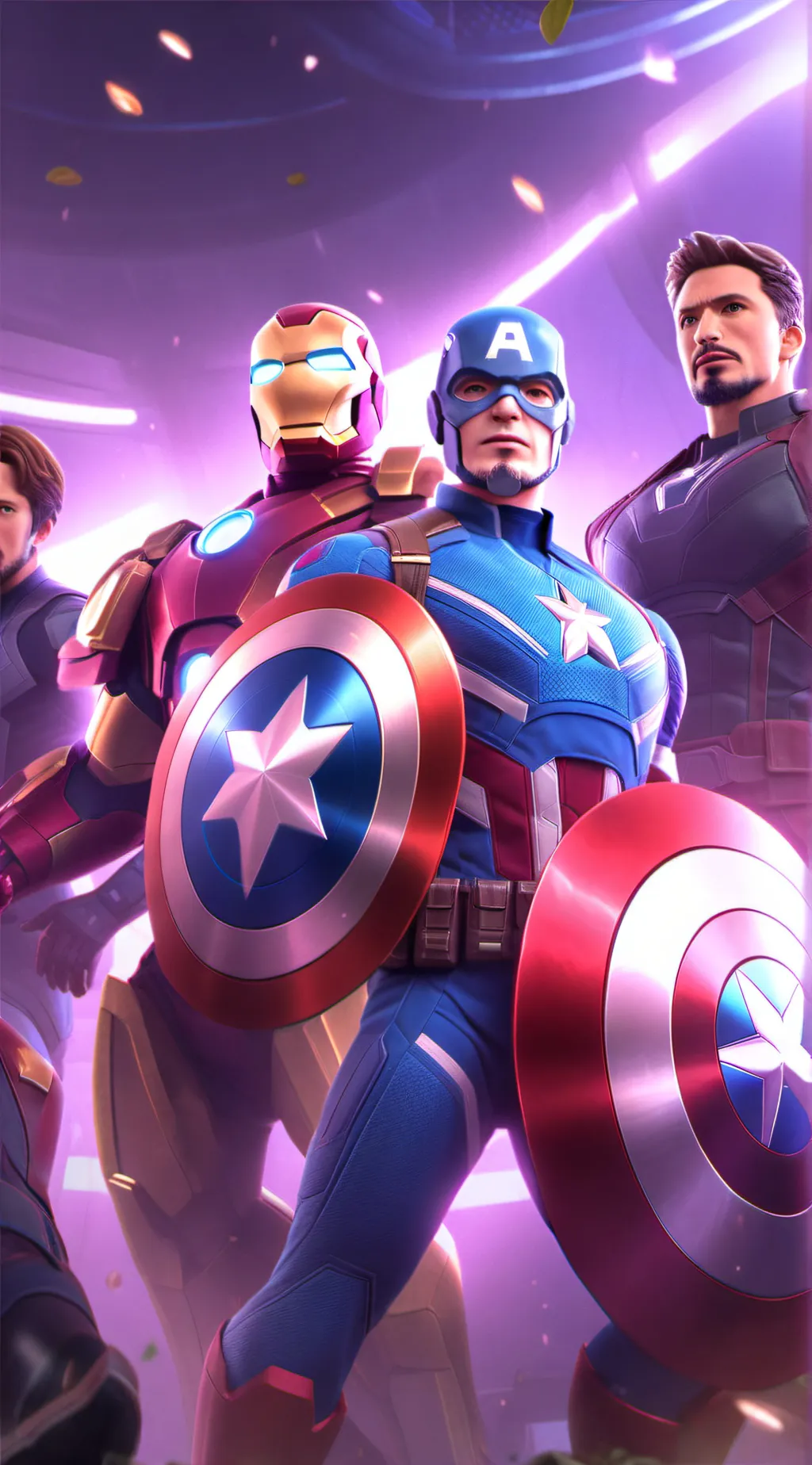ai character: The avengers background