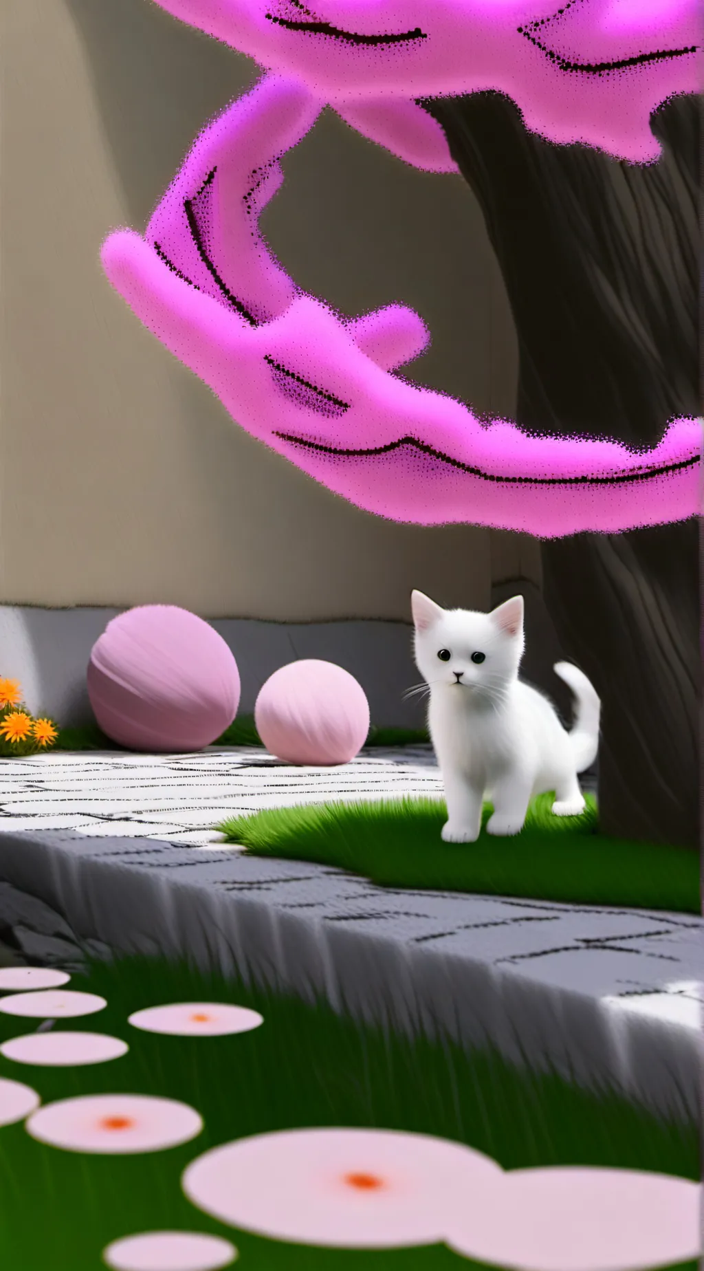 ai character: Digital circus  background