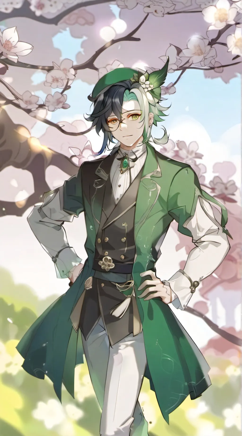 ai character: Venti background