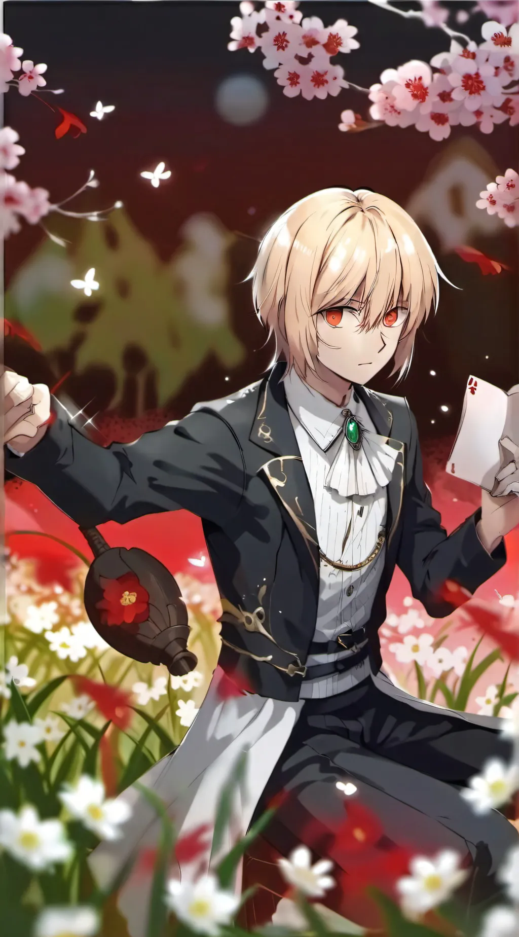 ai character: Kurapika  background