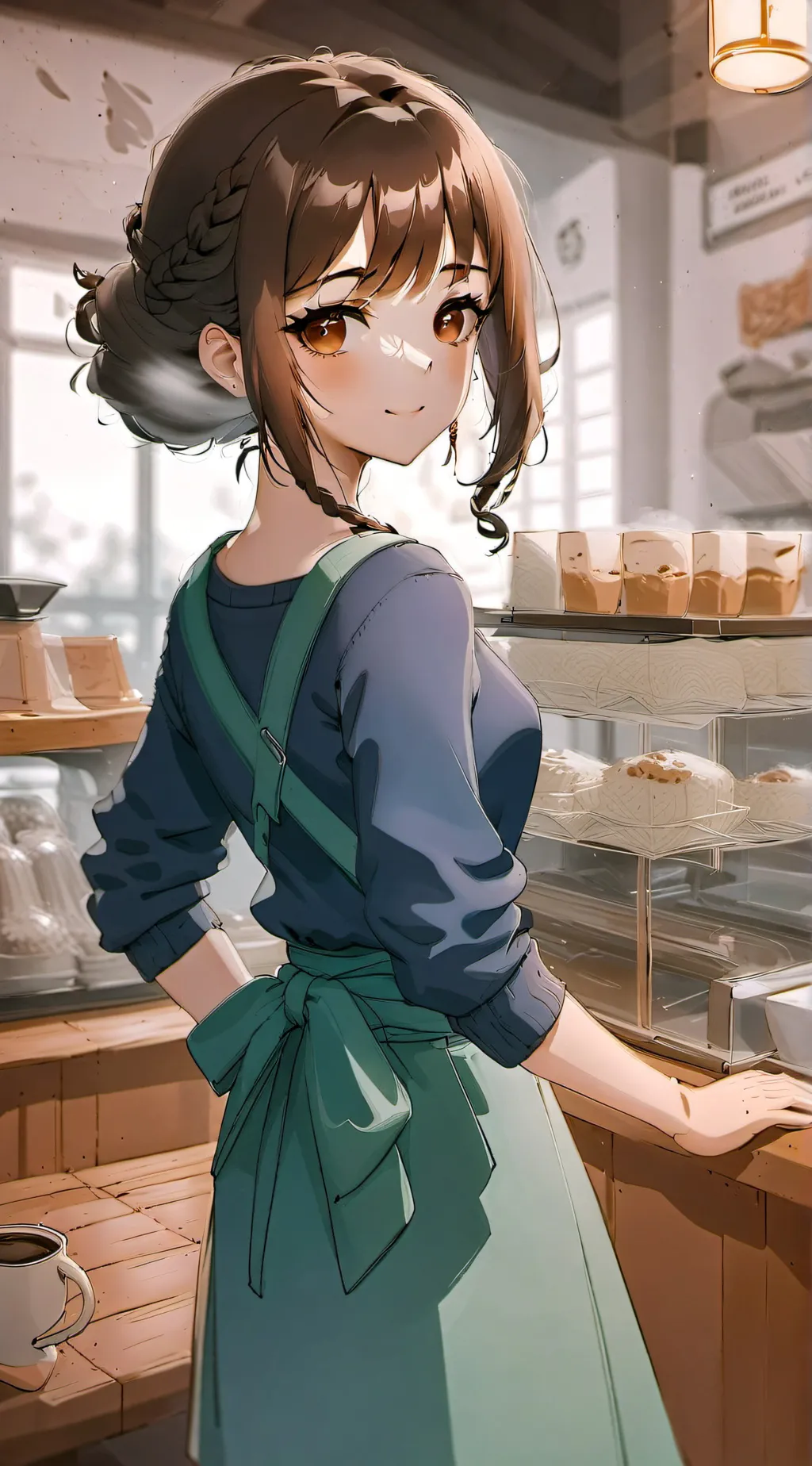 ai character: June background