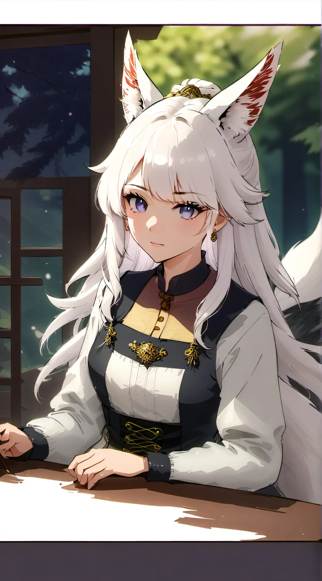 ai character: smiling critters  background