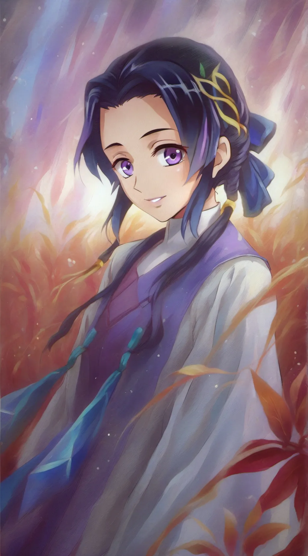 ai character: Shinobu  background