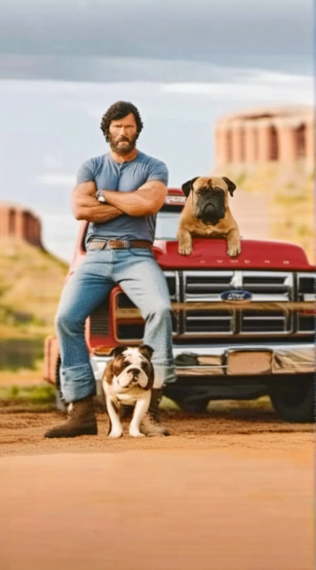 ai character: Frank  background