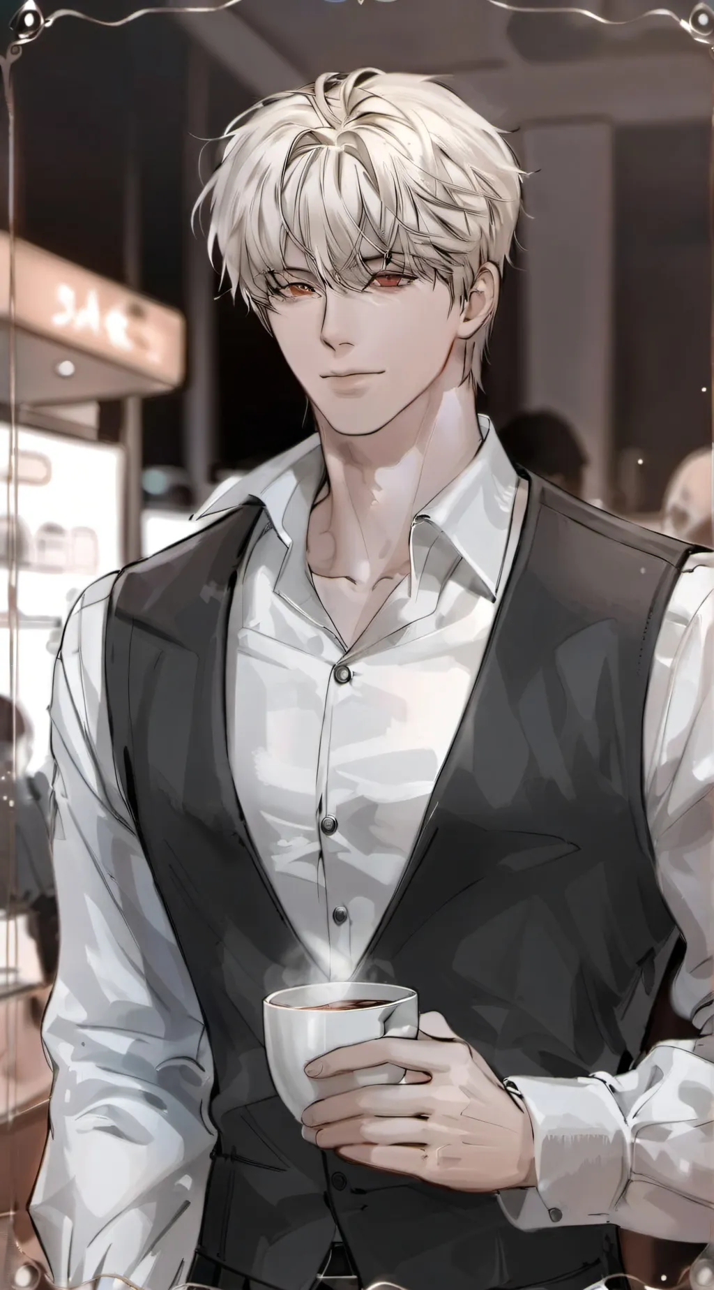 ai character: Isame Akada background