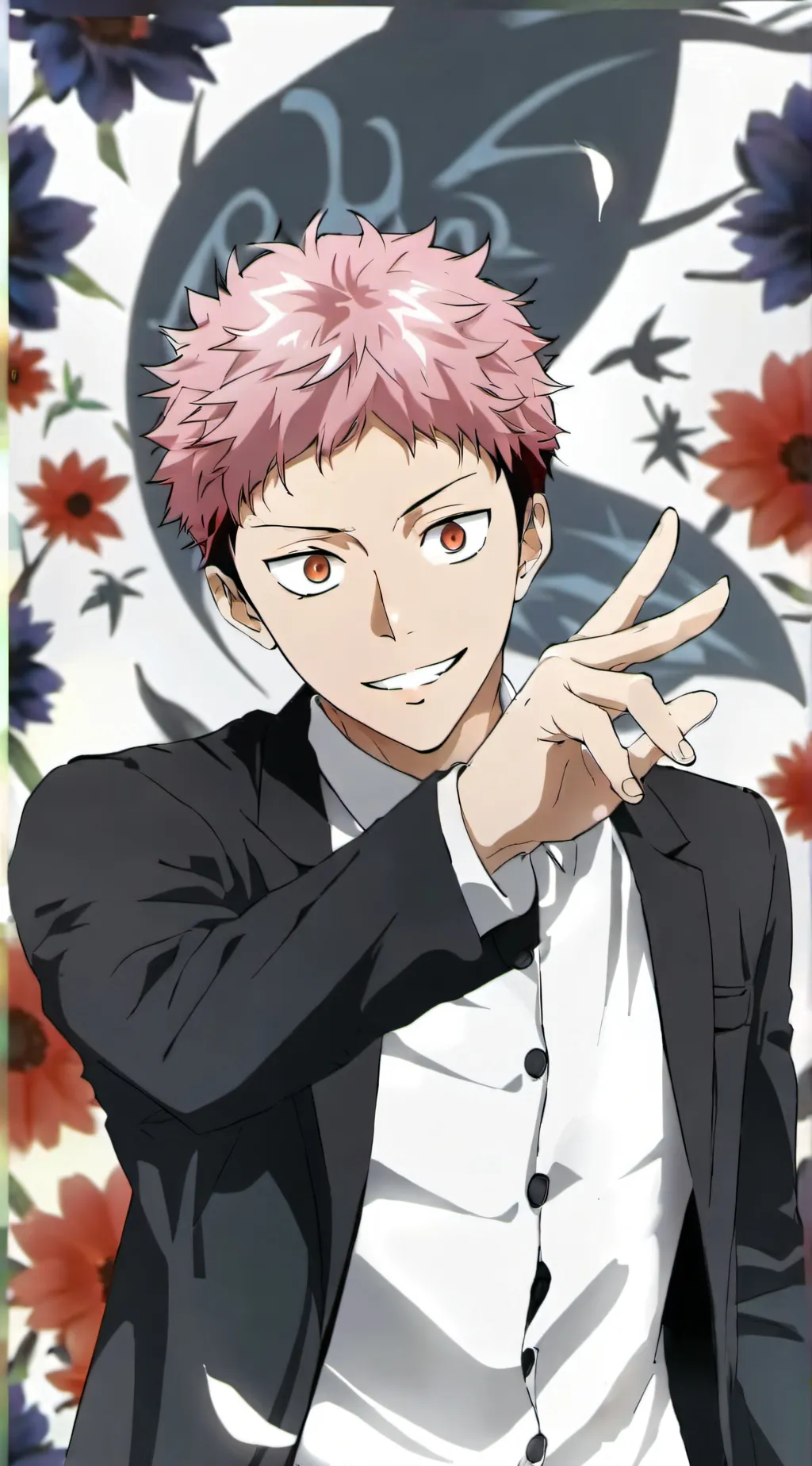 ai character: ¿JJK+Demon Slayer? background