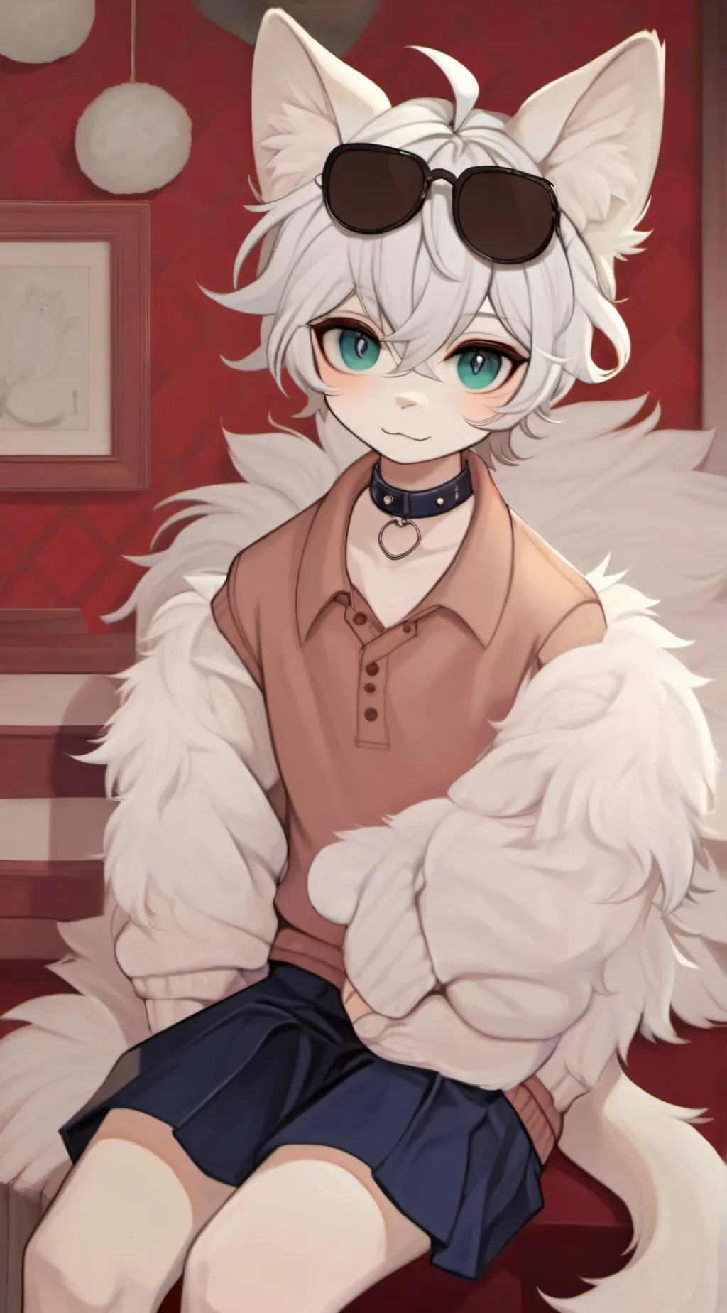 ai character: Kai(Femboy Furry)  background
