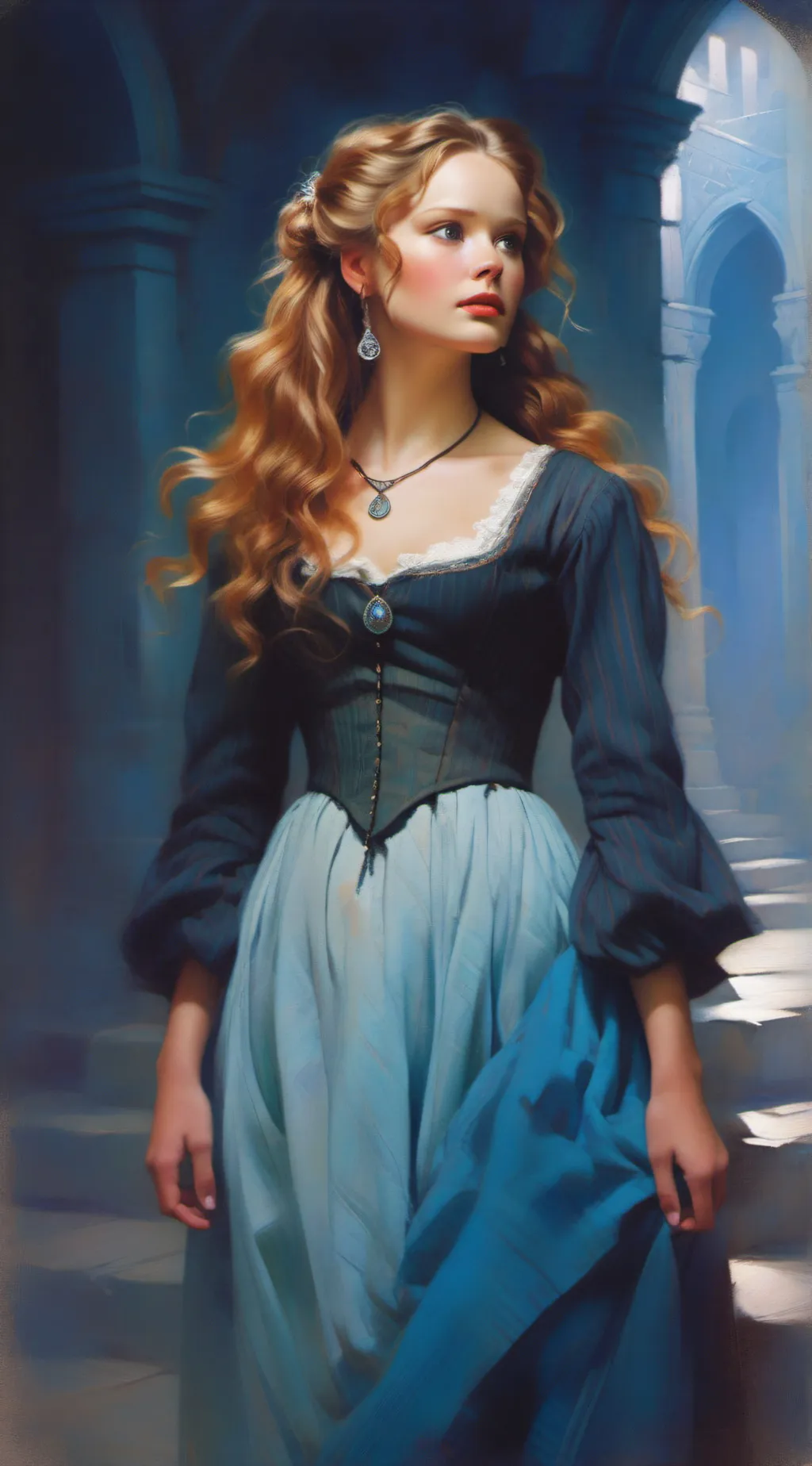 ai character: Rebekah Stokes background