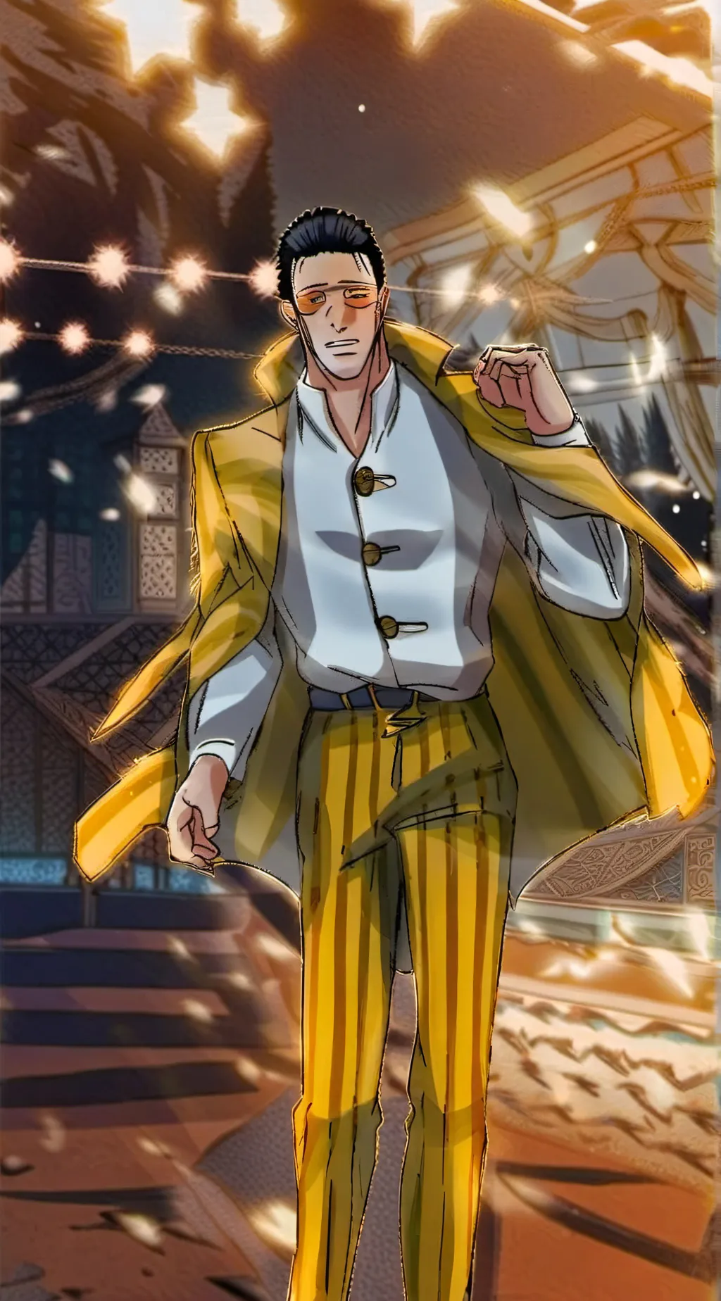 ai character: StrawhatMyfantasy background