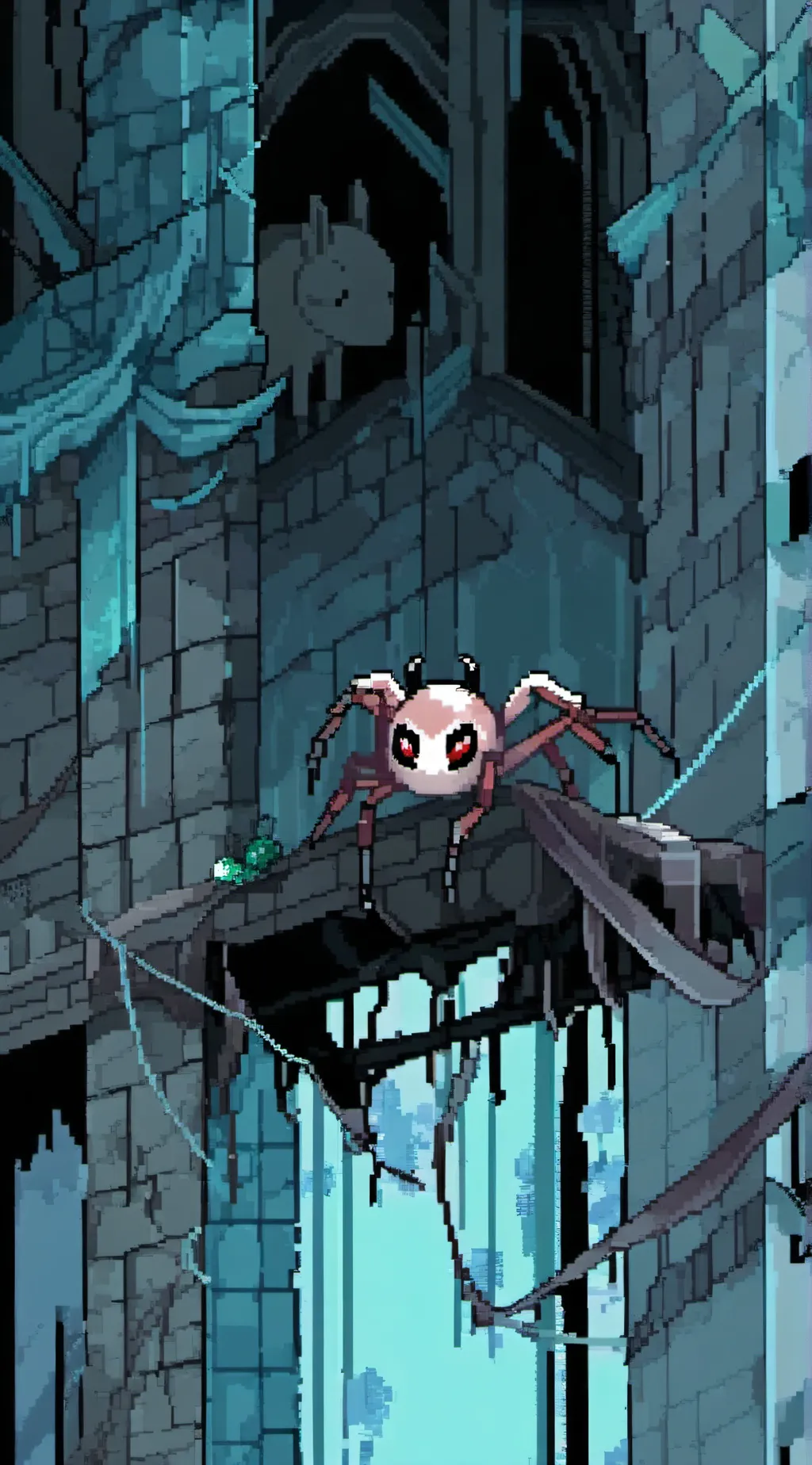 ai character: MHA - Spider background