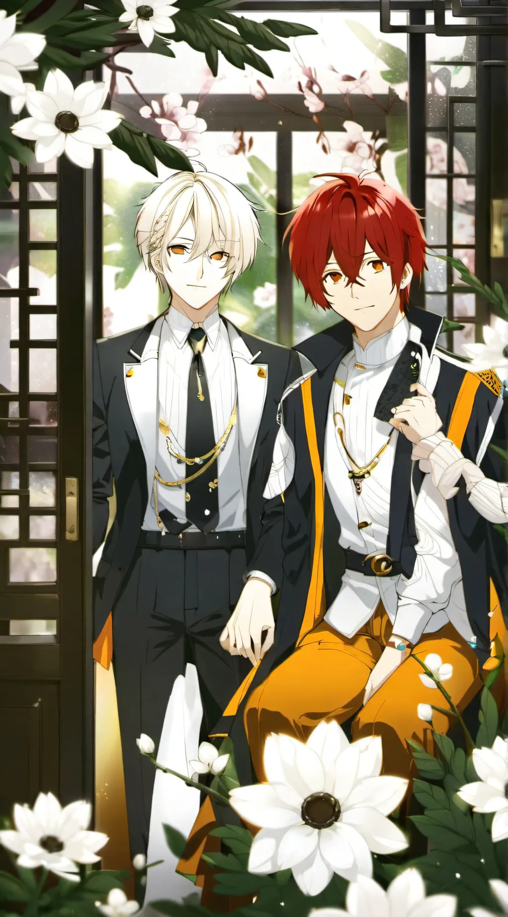 ai character: Kai and Zackary<3 background