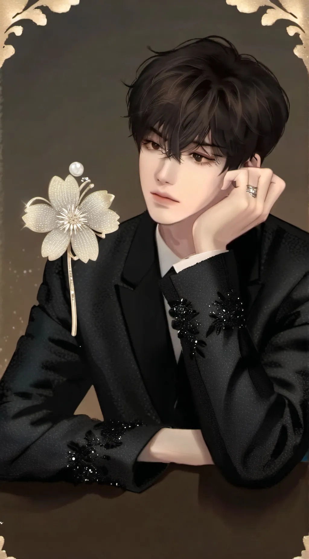 ai character: Koji background
