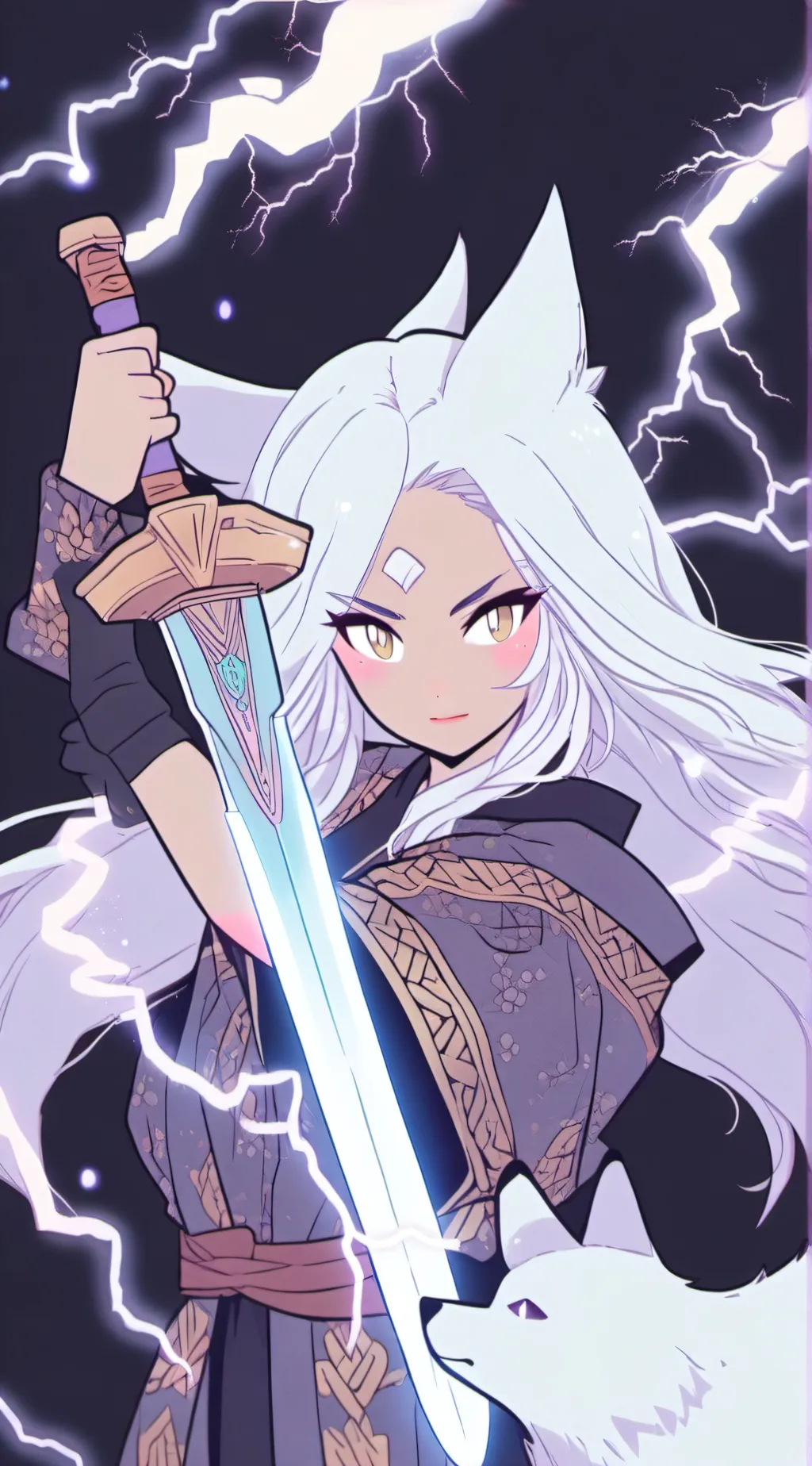 ai character: Vix Valour background