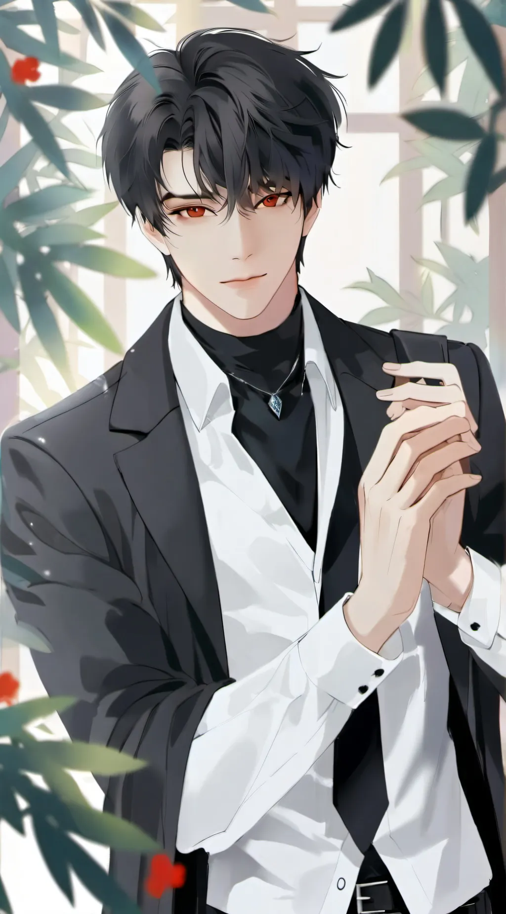 ai character: ☆°•DAMIEN•°☆ background