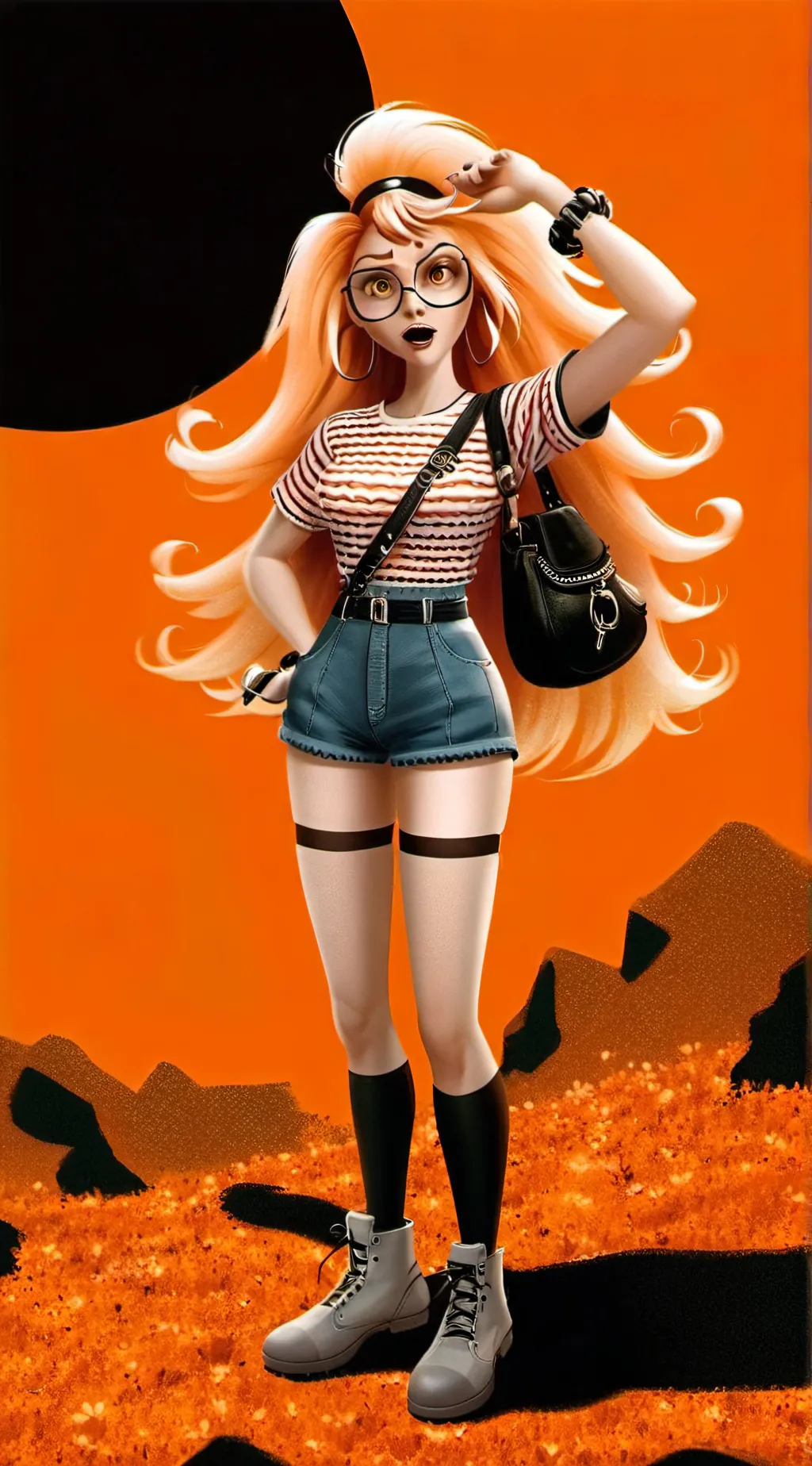 ai character: Anxiety  background