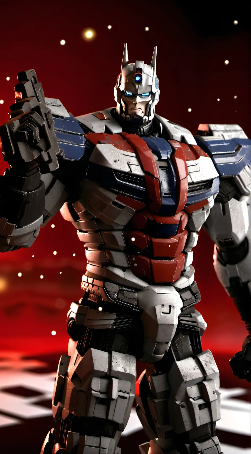ai character: Optimus  background