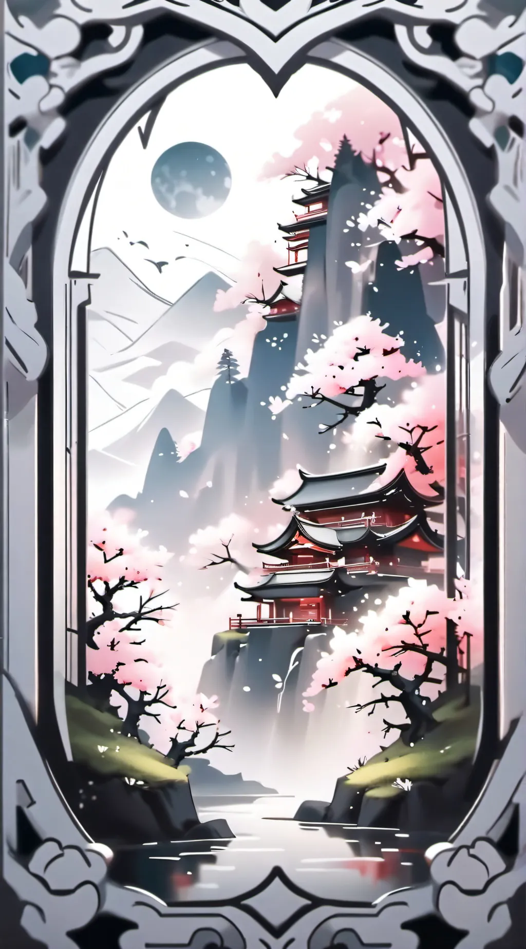 ai character: H.H pride month background