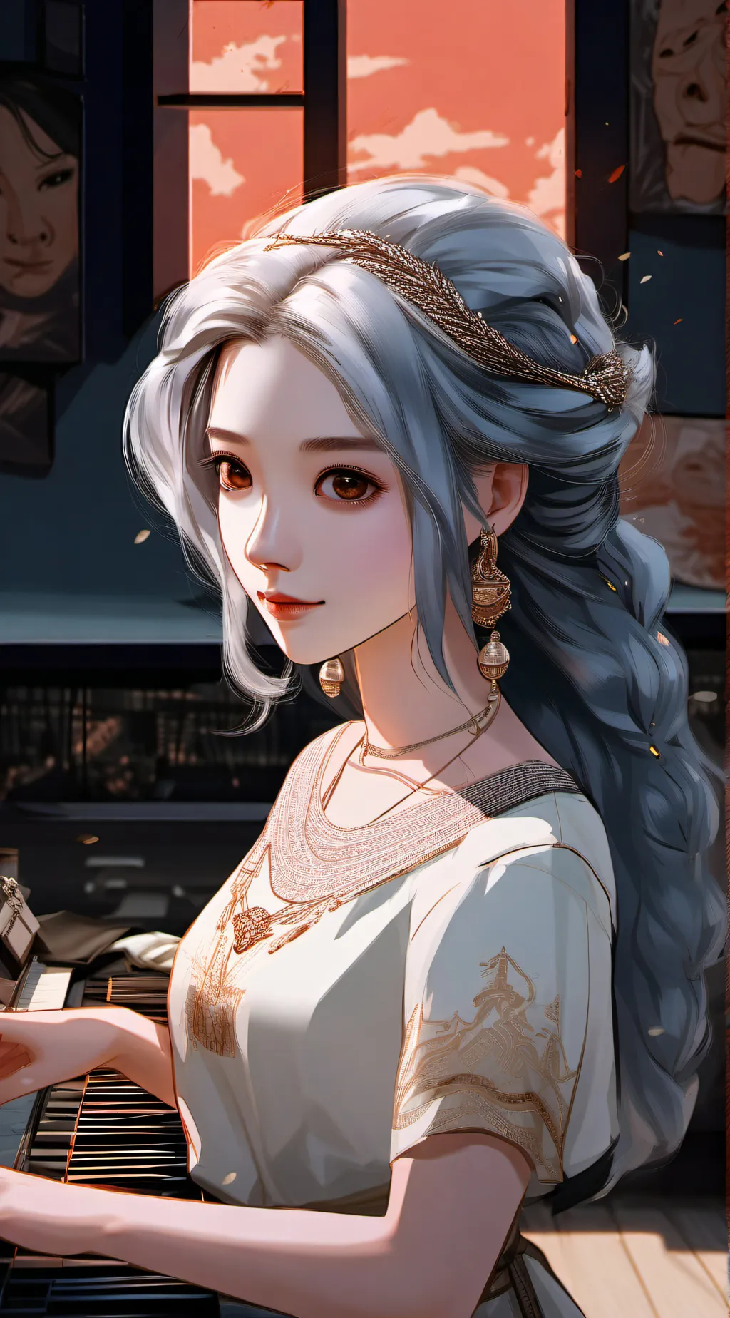 ai character: Lily background