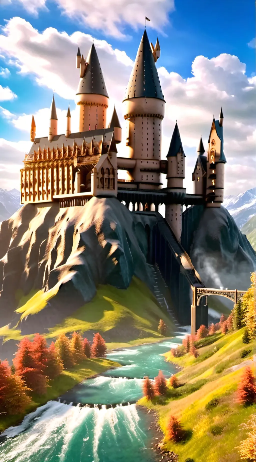 ai character: Hogwarts background