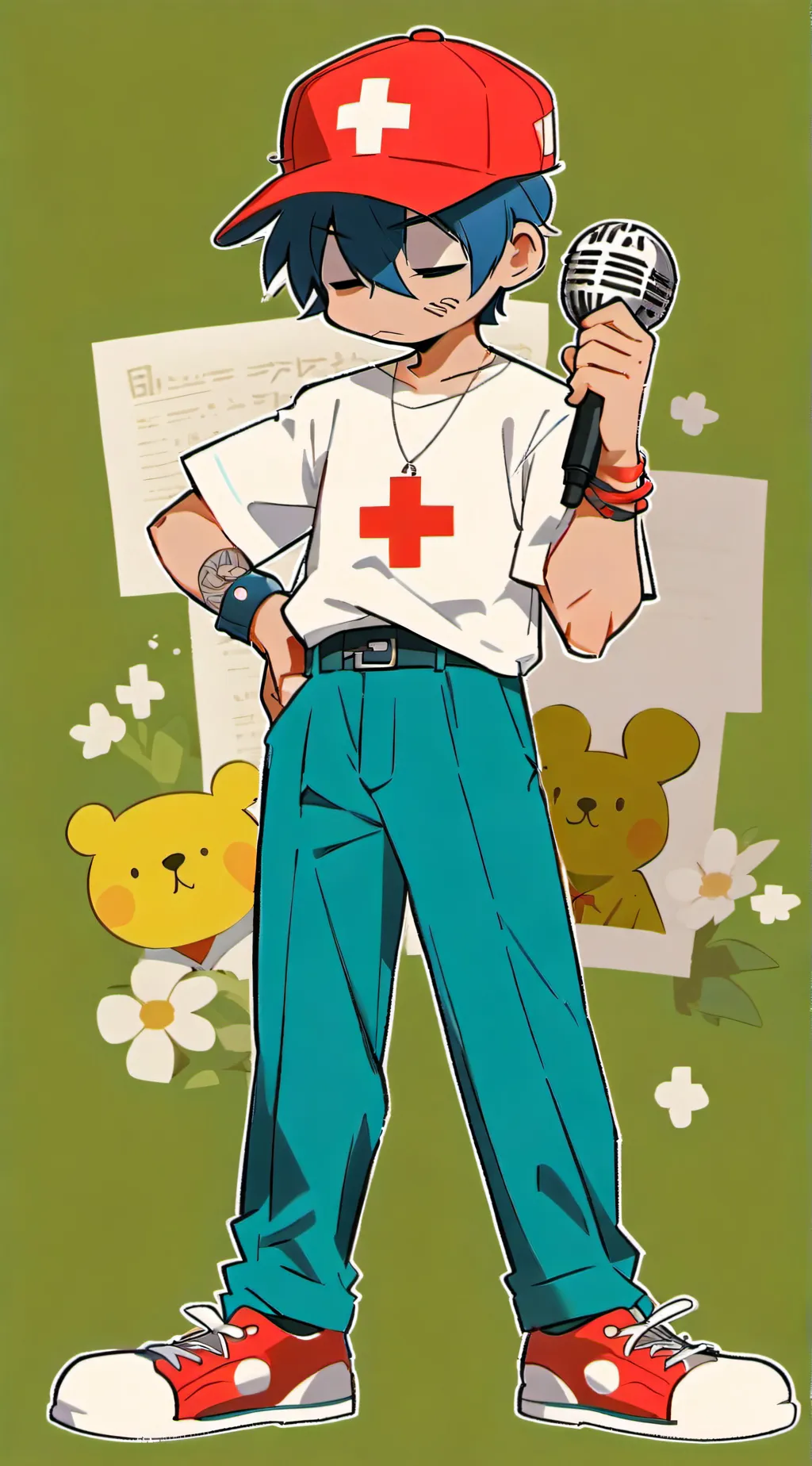ai character: Boyfriend (FNF) background