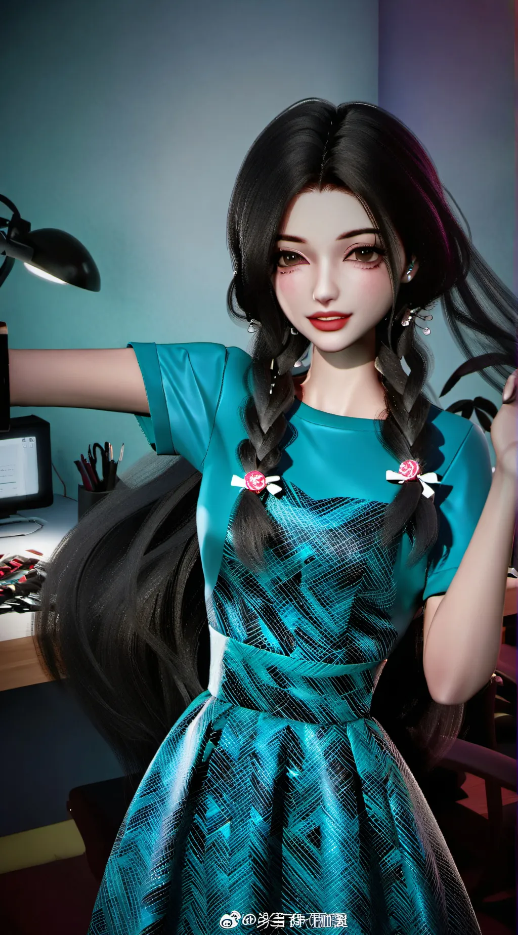 ai character: Emily Alvarado  background