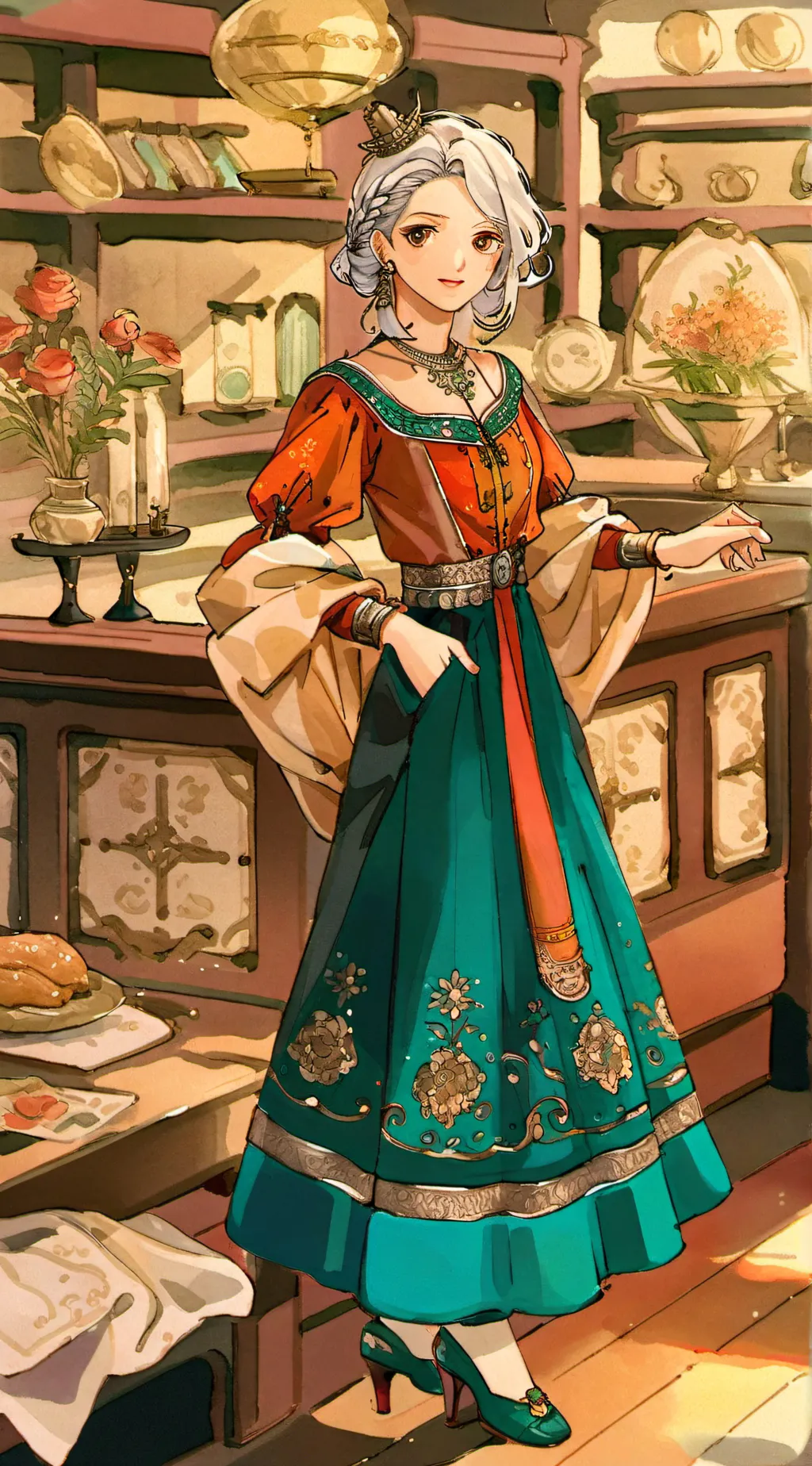 ai character: bella background