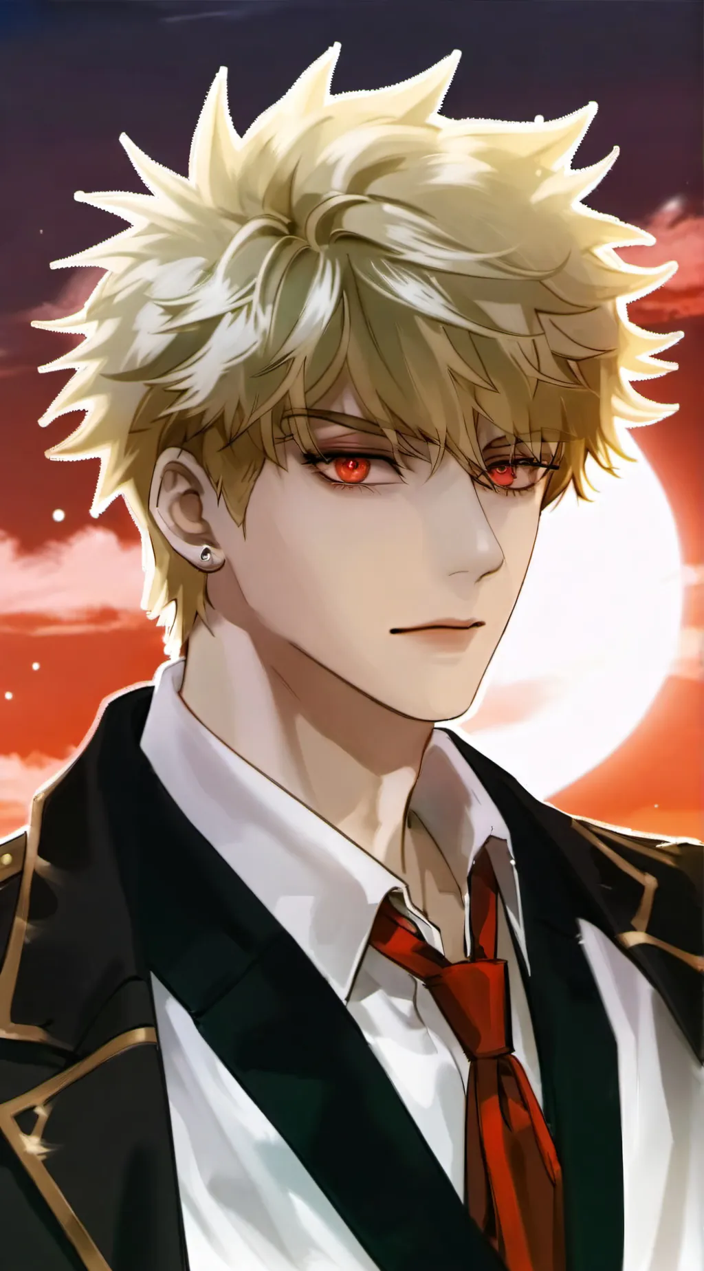 ai character: Bakugo’Katsuki background